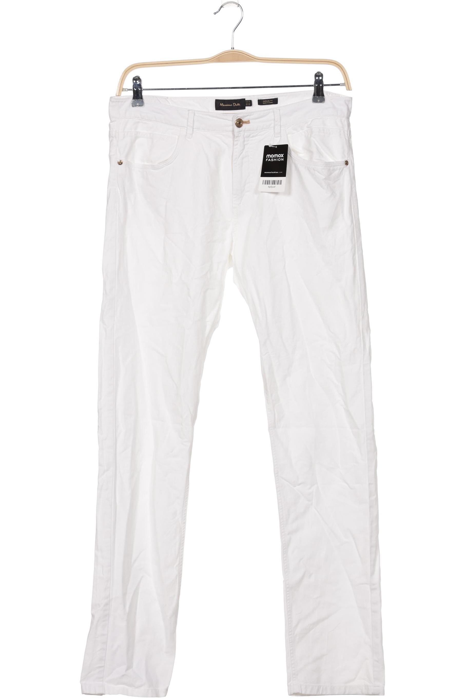 

Massimo Dutti Damen Stoffhose, weiß, Gr. 42
