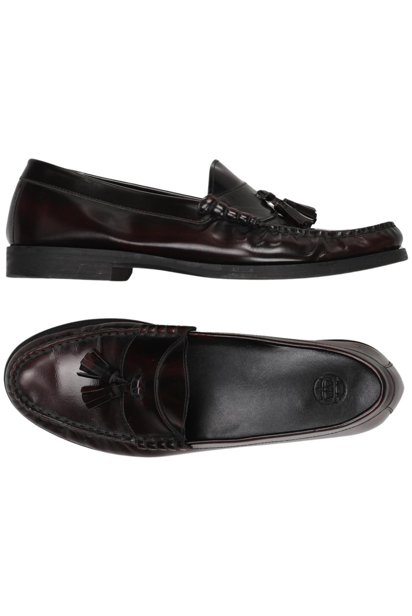 

Massimo Dutti Damen Halbschuh, bordeaux, Gr. 38