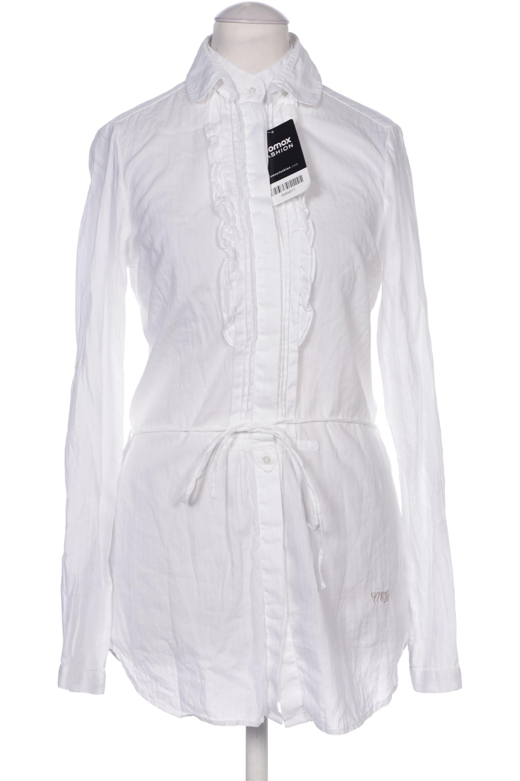 

Massimo Dutti Damen Bluse, weiß, Gr. 36