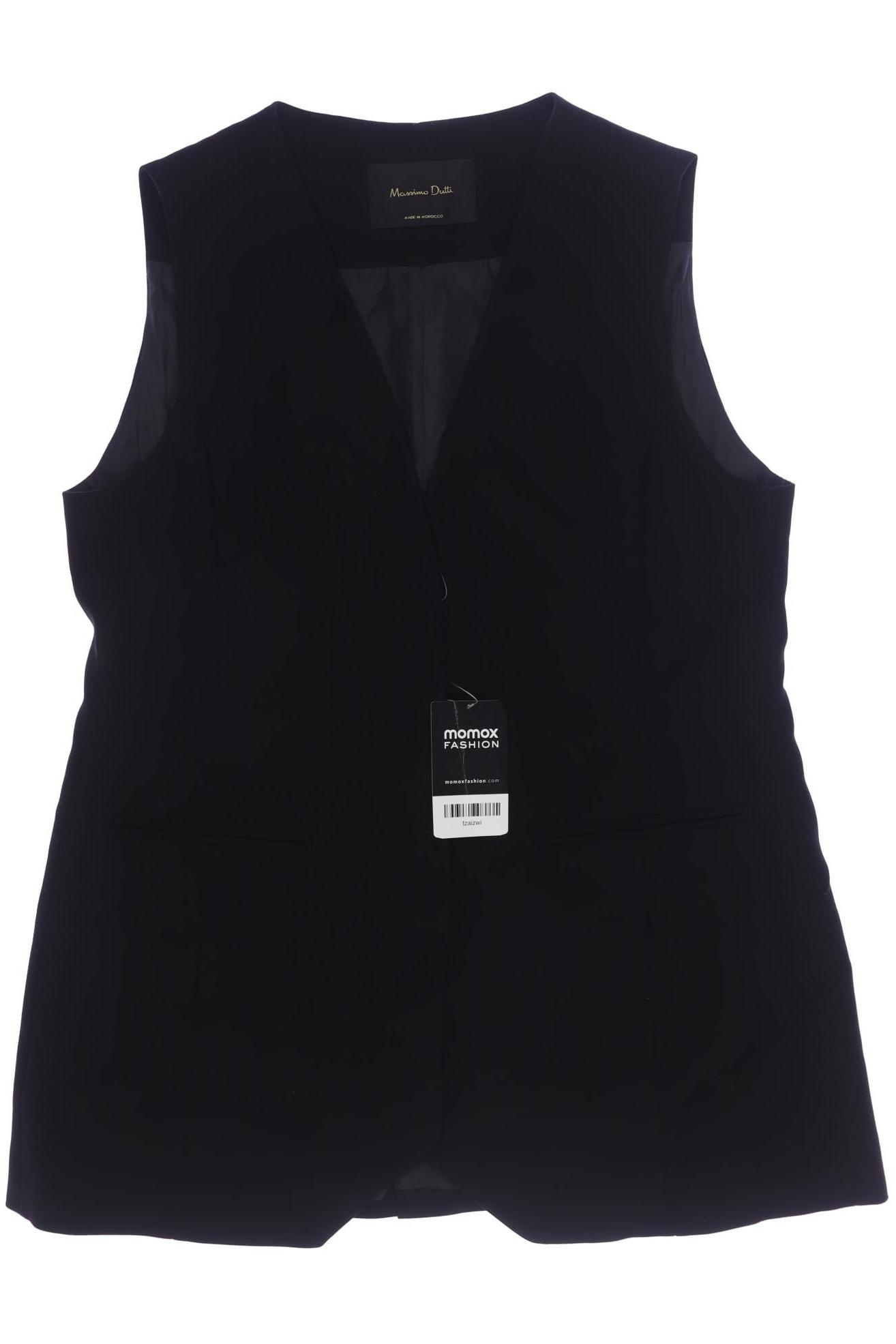 

Massimo Dutti Damen Weste, schwarz, Gr. 38