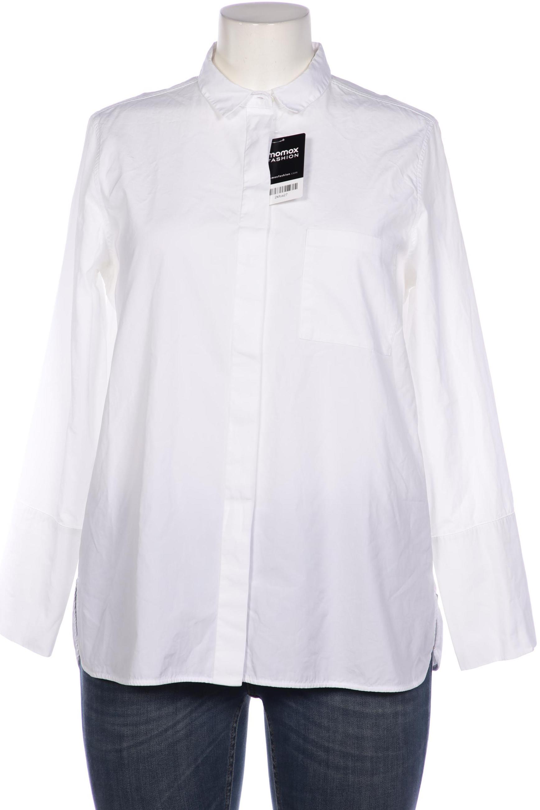 

Massimo Dutti Damen Bluse, weiß, Gr. 44