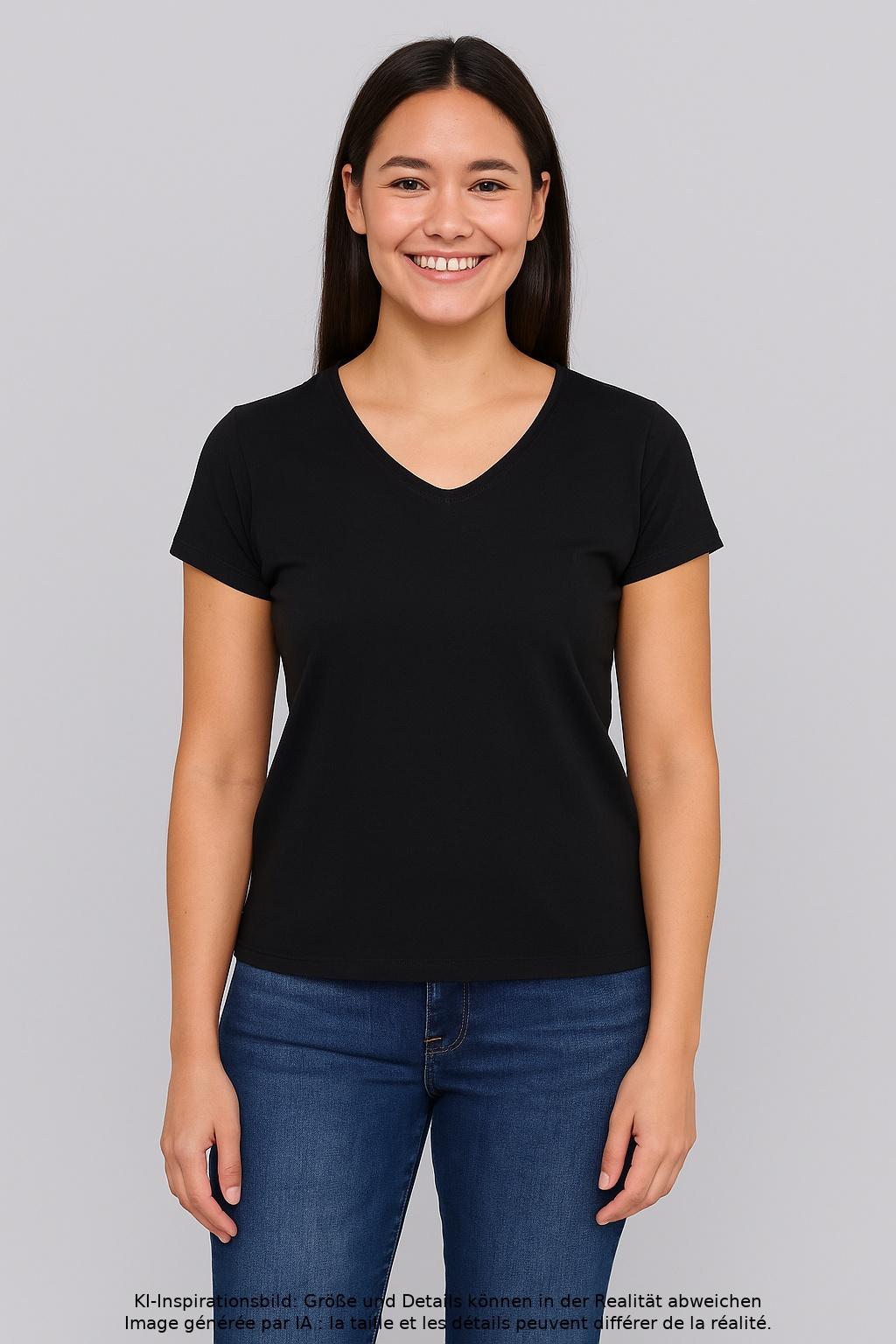 

Massimo Dutti Damen T-Shirt, schwarz, Gr. 34
