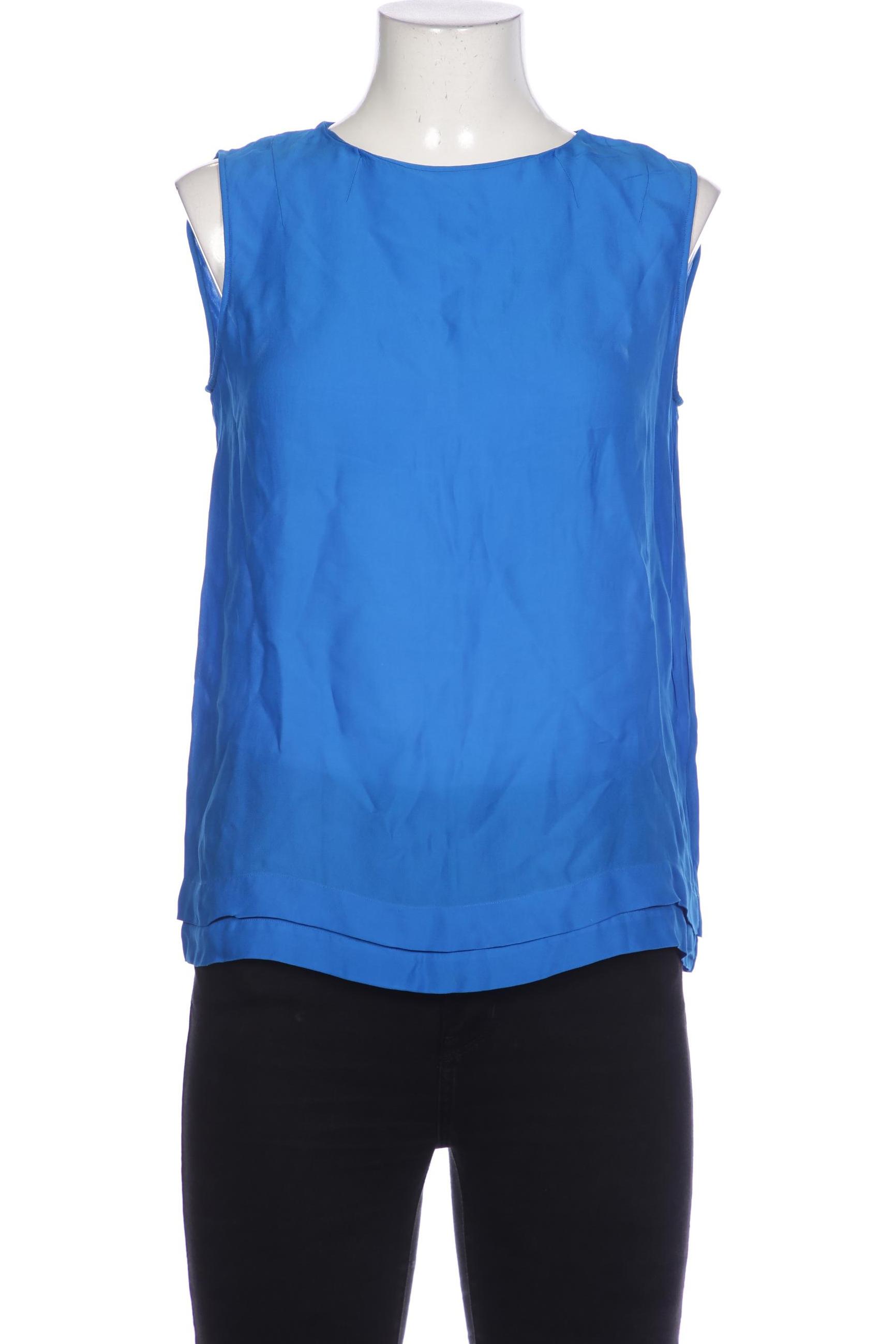 

Massimo Dutti Damen Bluse, blau, Gr. 38