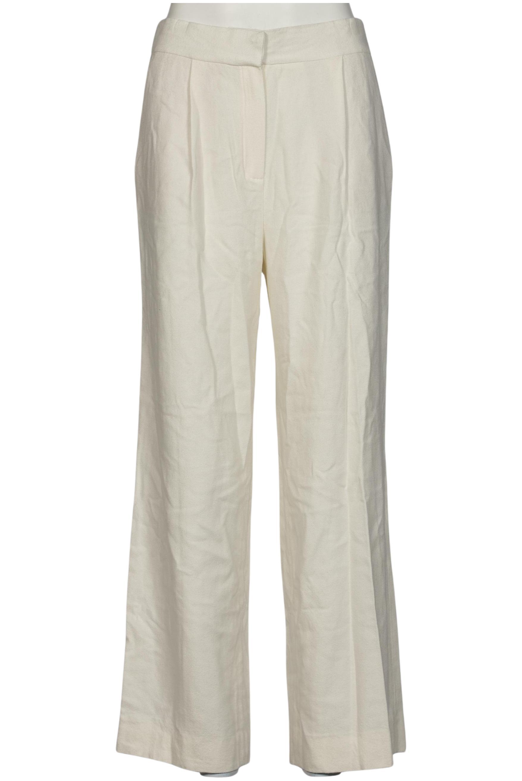 

Massimo Dutti Damen Stoffhose, cremeweiß, Gr. 40