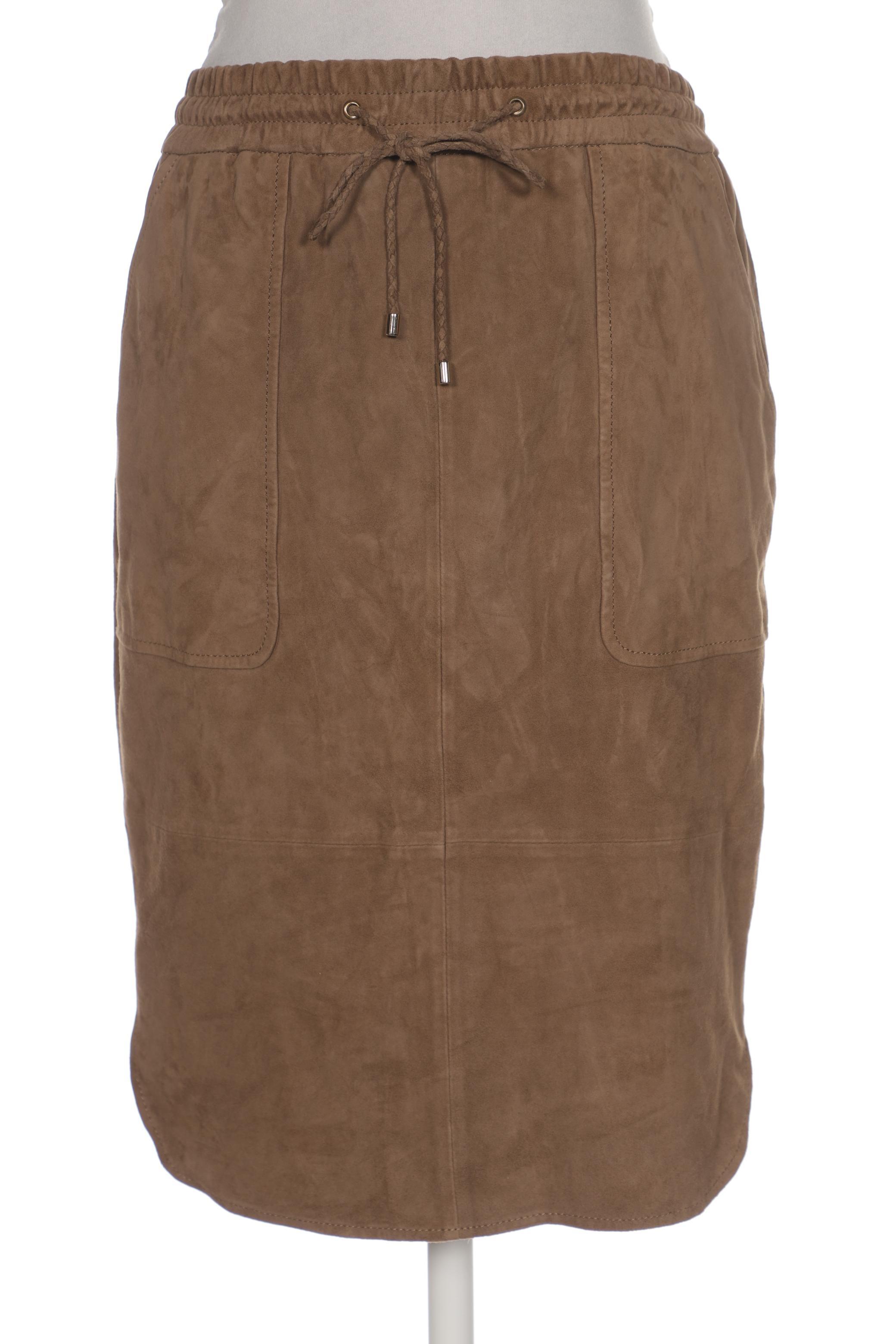 

Massimo Dutti Damen Rock, braun, Gr. 34