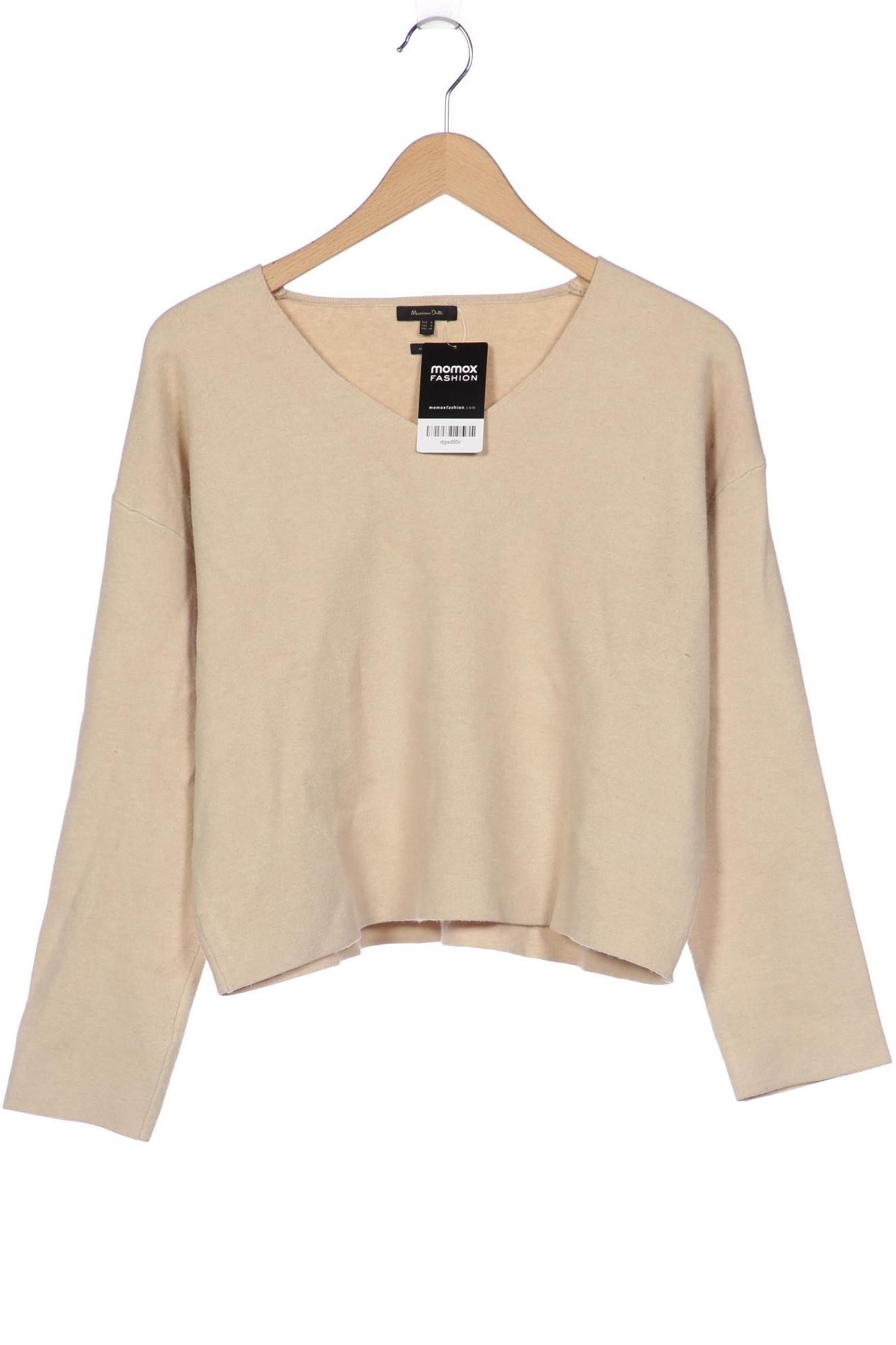 

Massimo Dutti Damen Pullover, cremeweiß