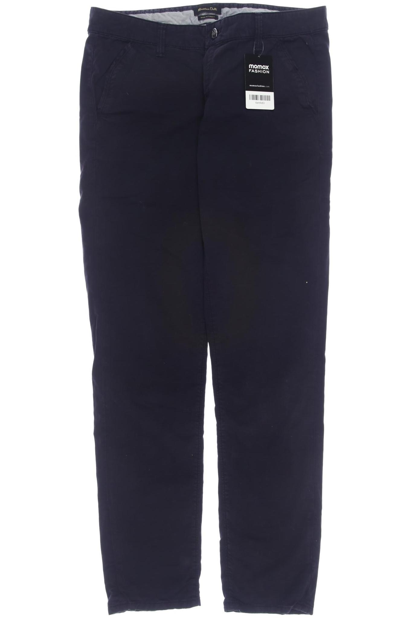 

Massimo Dutti Damen Stoffhose, marineblau, Gr. 38
