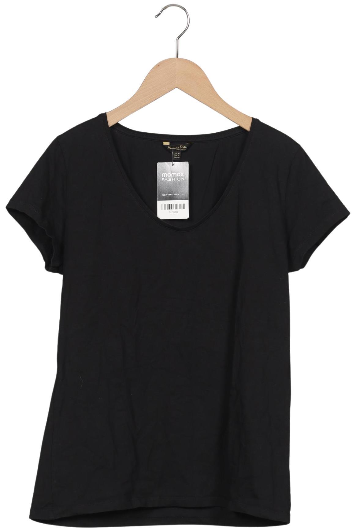 

Massimo Dutti Damen T-Shirt, schwarz, Gr. 44