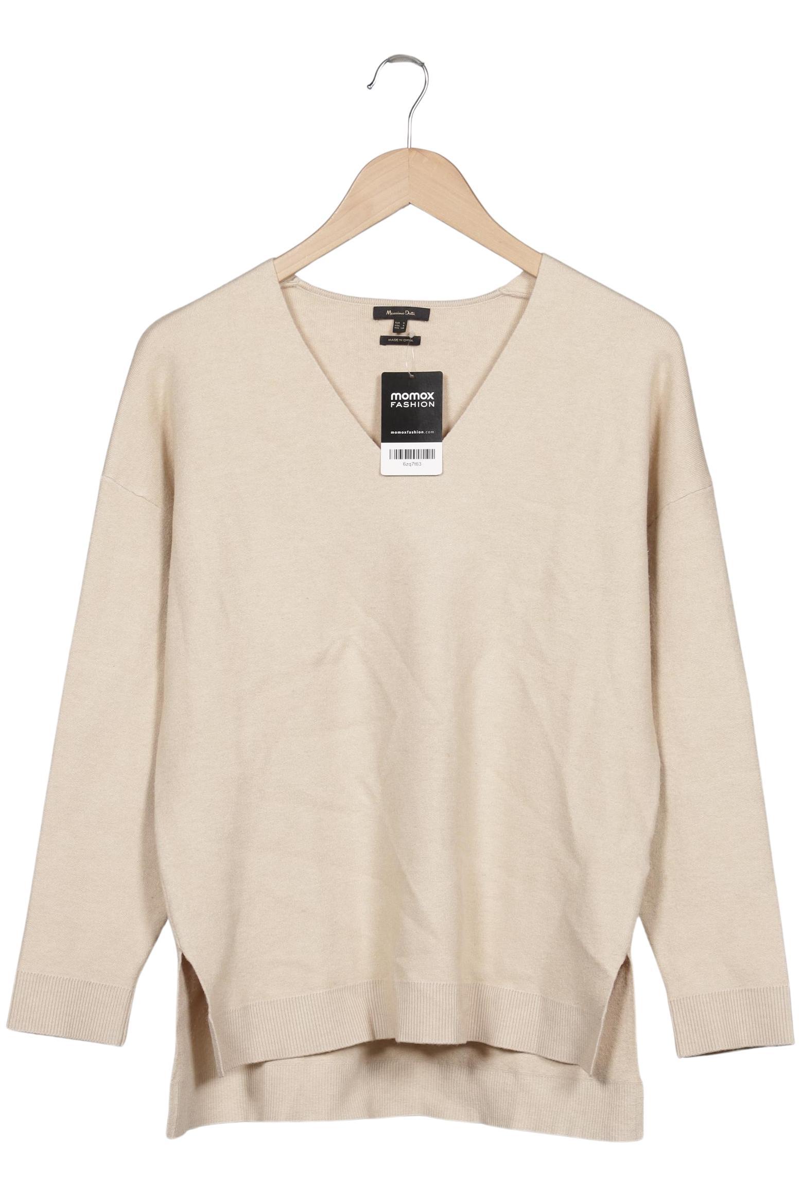 

Massimo Dutti Damen Pullover, beige, Gr. 36