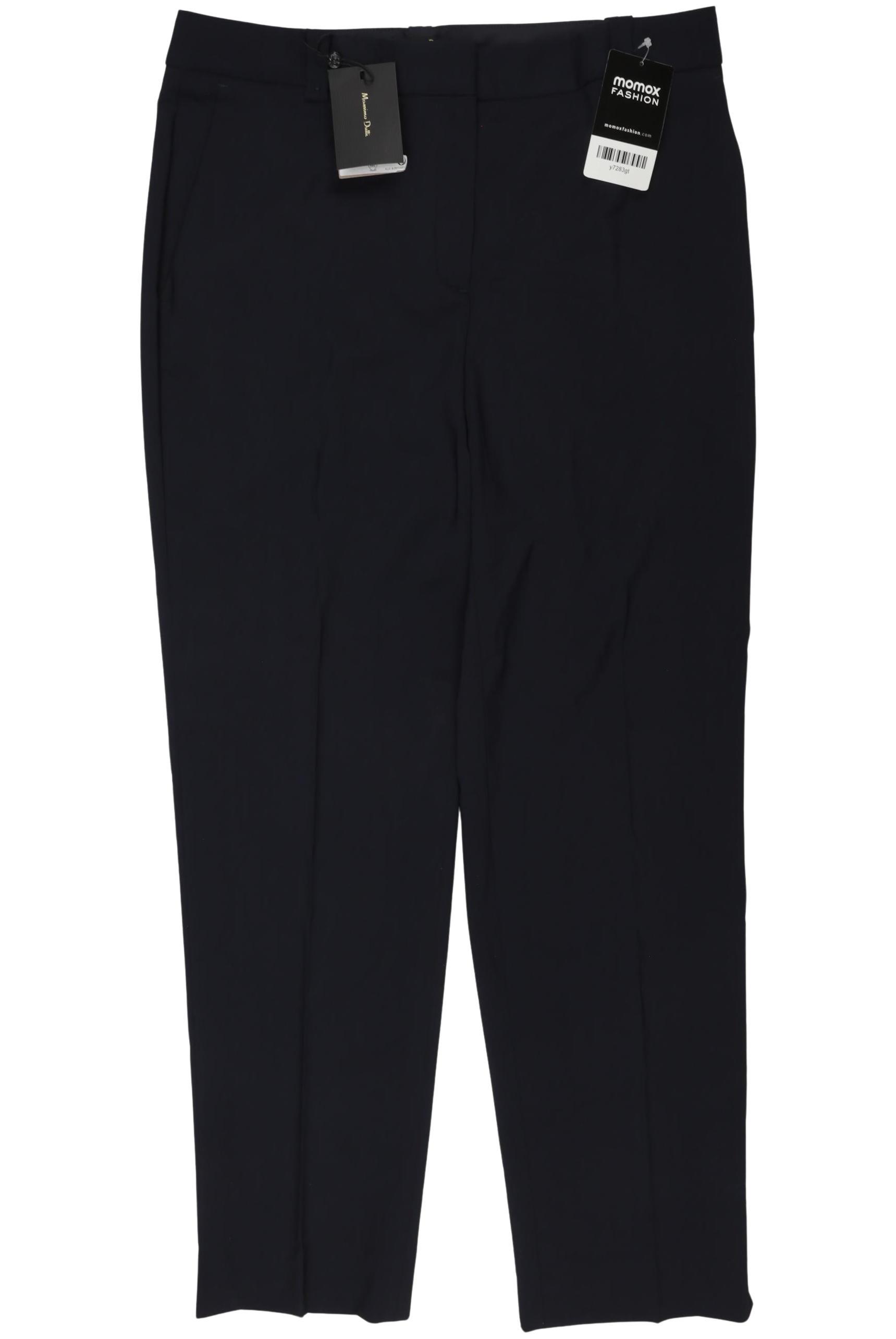

Massimo Dutti Damen Stoffhose, marineblau, Gr. 40