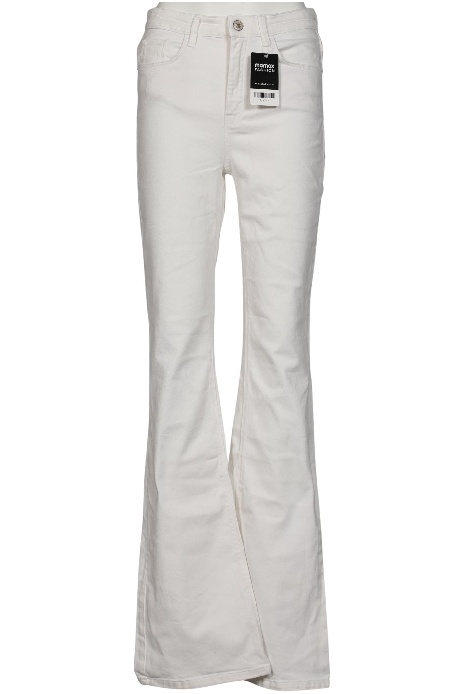 

Massimo Dutti Damen Jeans, weiß, Gr. 38