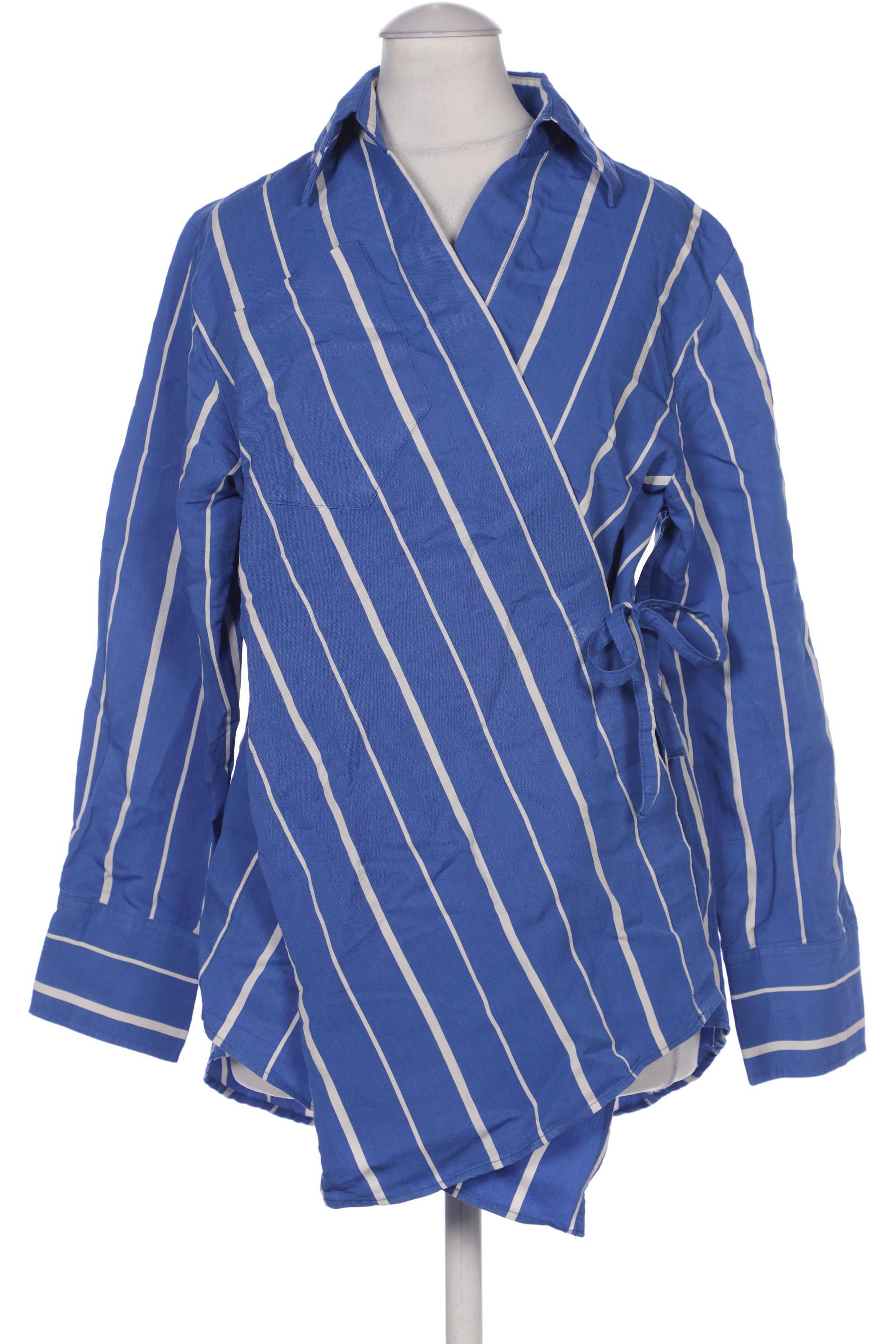 

Massimo Dutti Damen Bluse, blau, Gr. 36