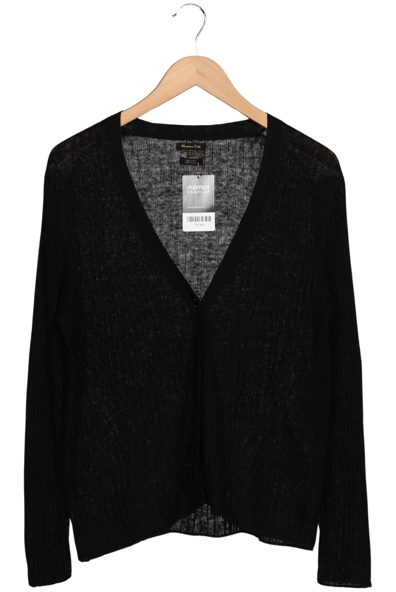 

Massimo Dutti Damen Strickjacke, schwarz, Gr. 44