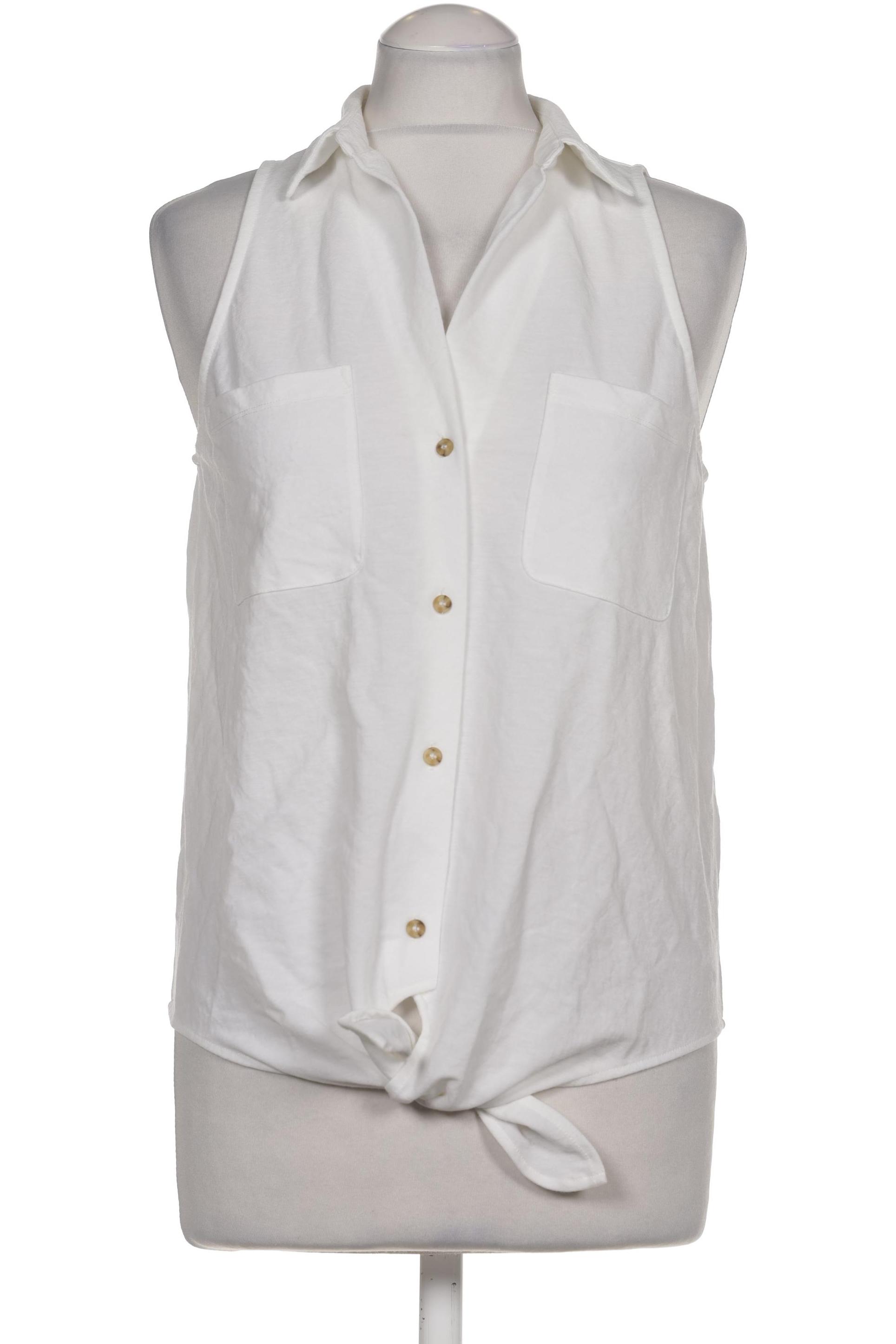 

Massimo Dutti Damen Bluse, weiß, Gr. 36
