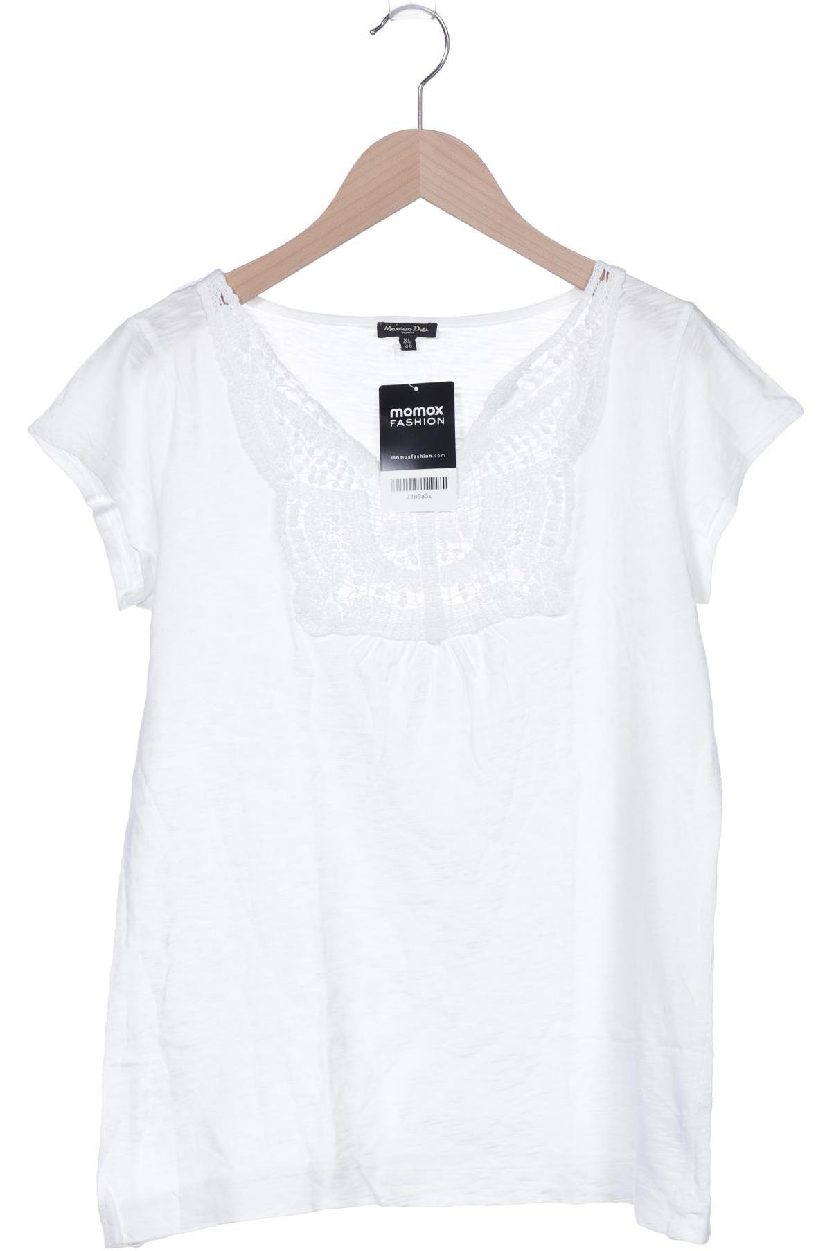 

Massimo Dutti Damen T-Shirt, weiß, Gr. 36