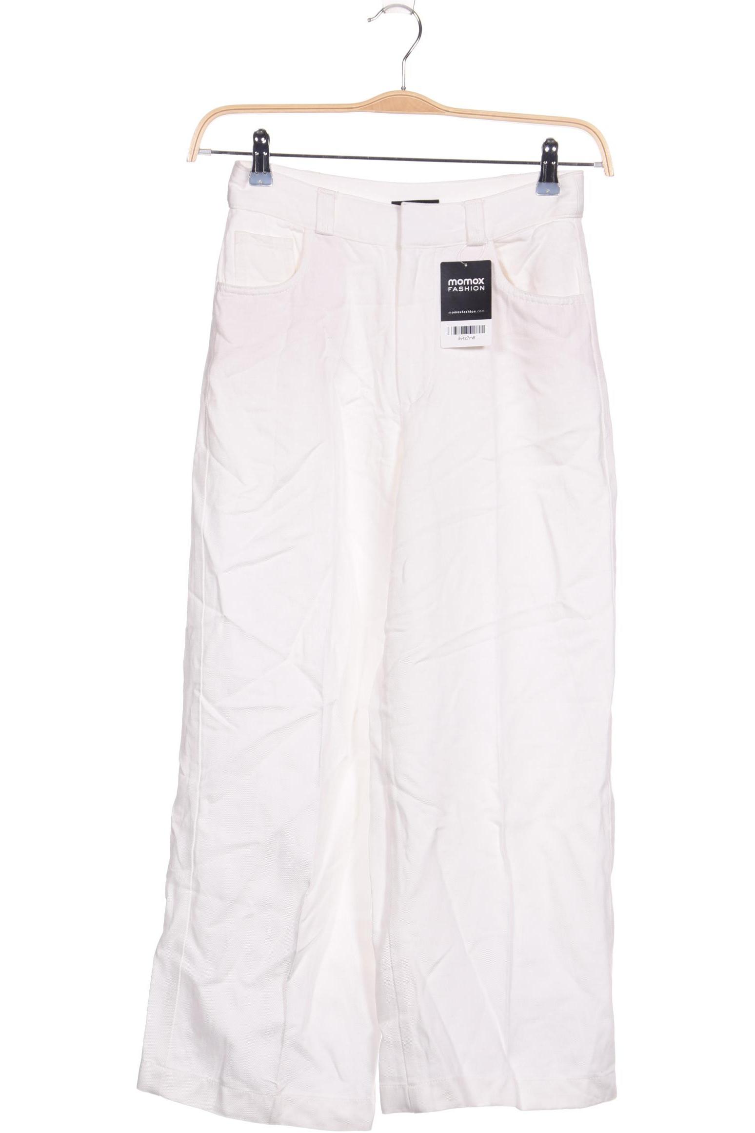 

Massimo Dutti Damen Stoffhose, weiß, Gr. 34