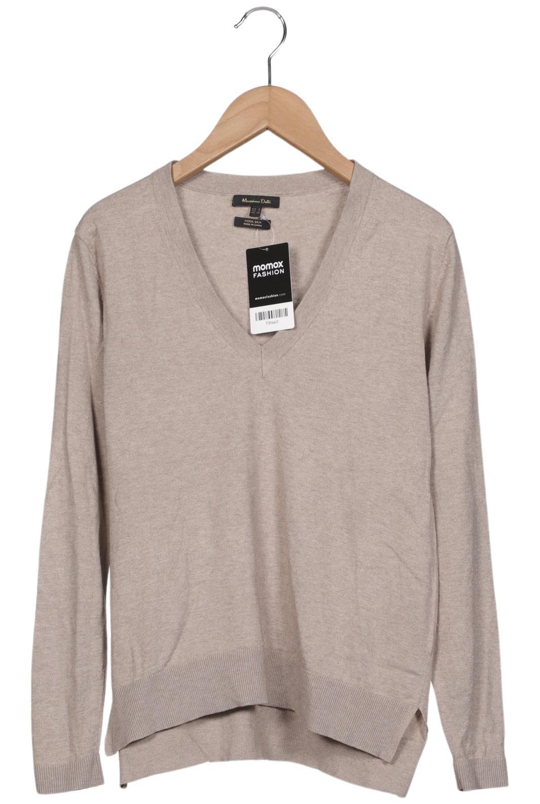

Massimo Dutti Damen Langarmshirt, beige, Gr. 36