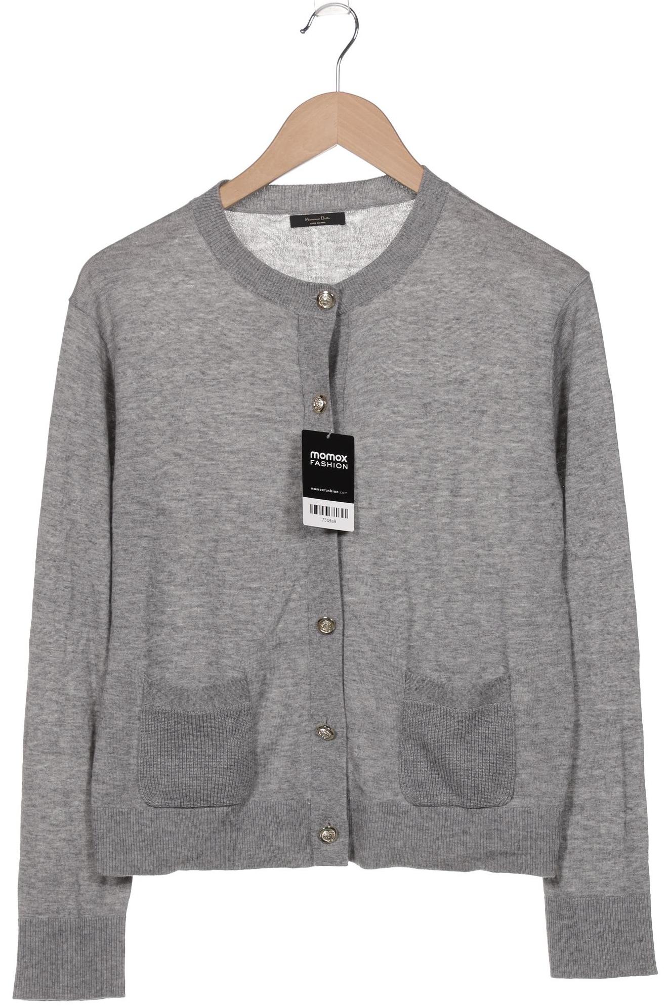 

Massimo Dutti Damen Strickjacke, grau, Gr. 38