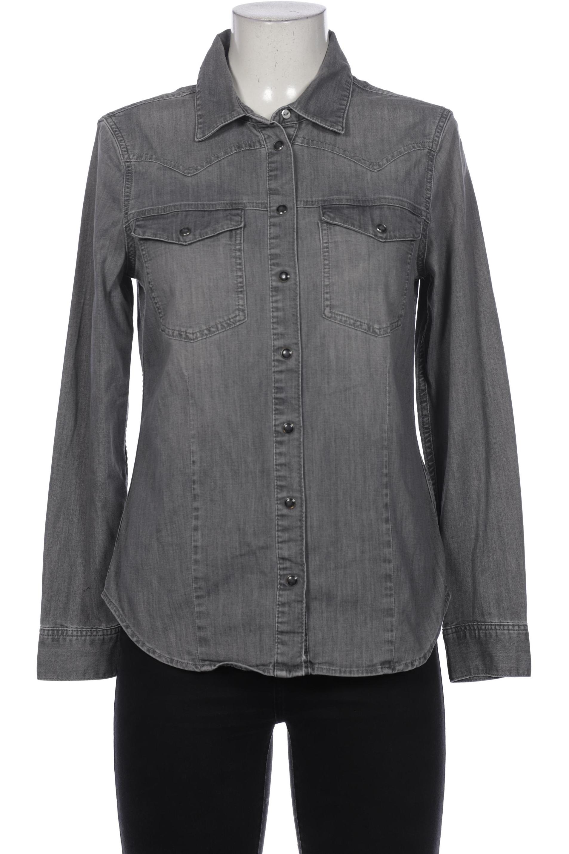 

Massimo Dutti Damen Bluse, grau, Gr. 42