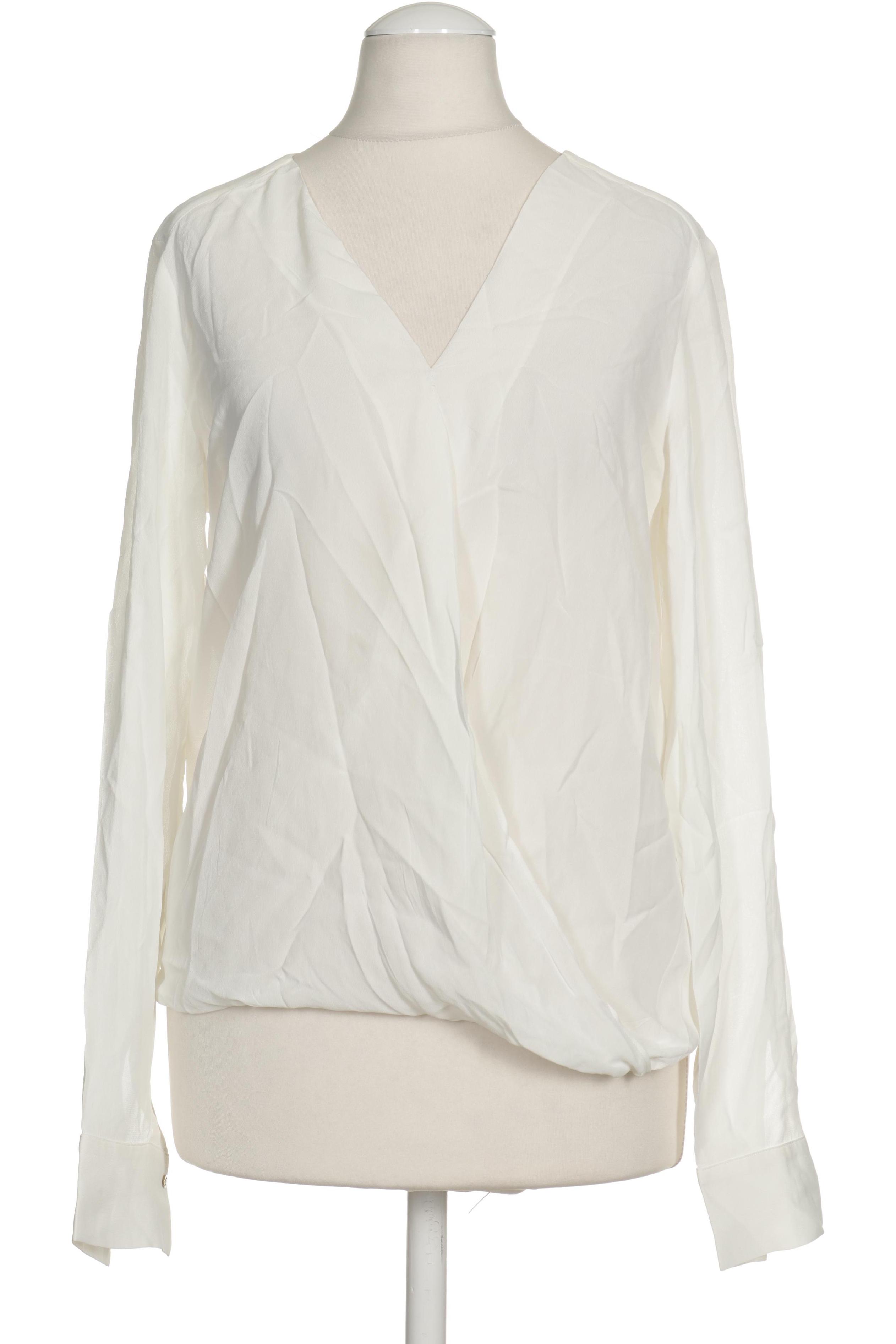 

Massimo Dutti Damen Bluse, weiß, Gr. 34