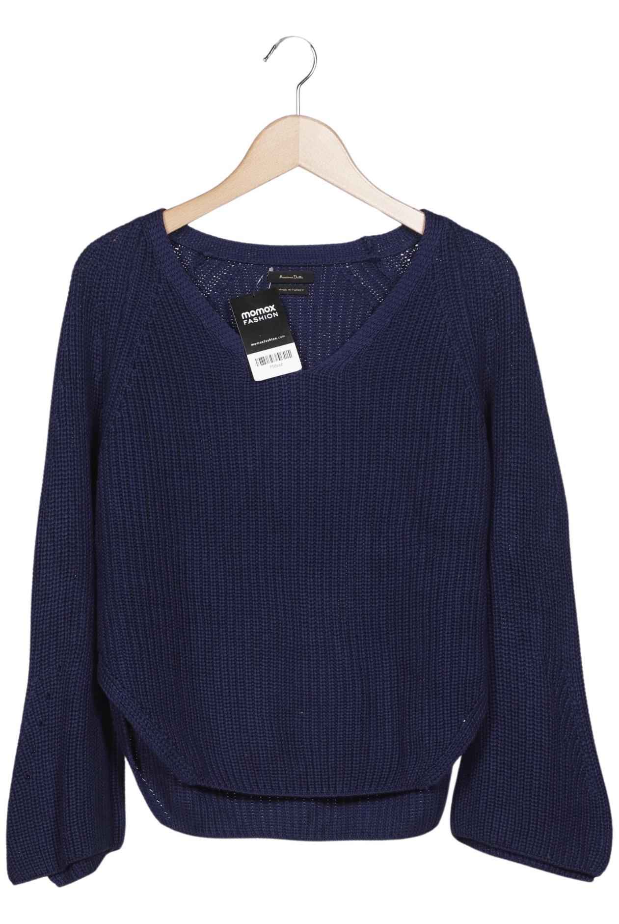 

Massimo Dutti Damen Pullover, marineblau, Gr. 34