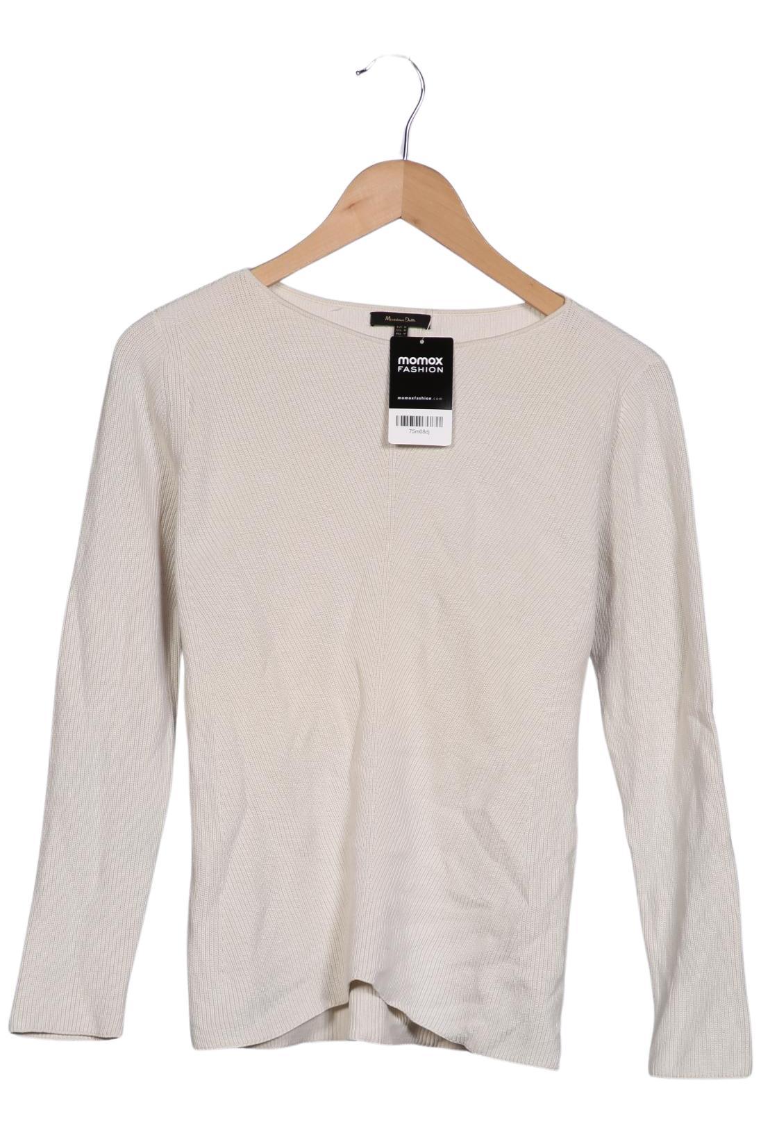 

Massimo Dutti Damen Pullover, cremeweiß, Gr. 38