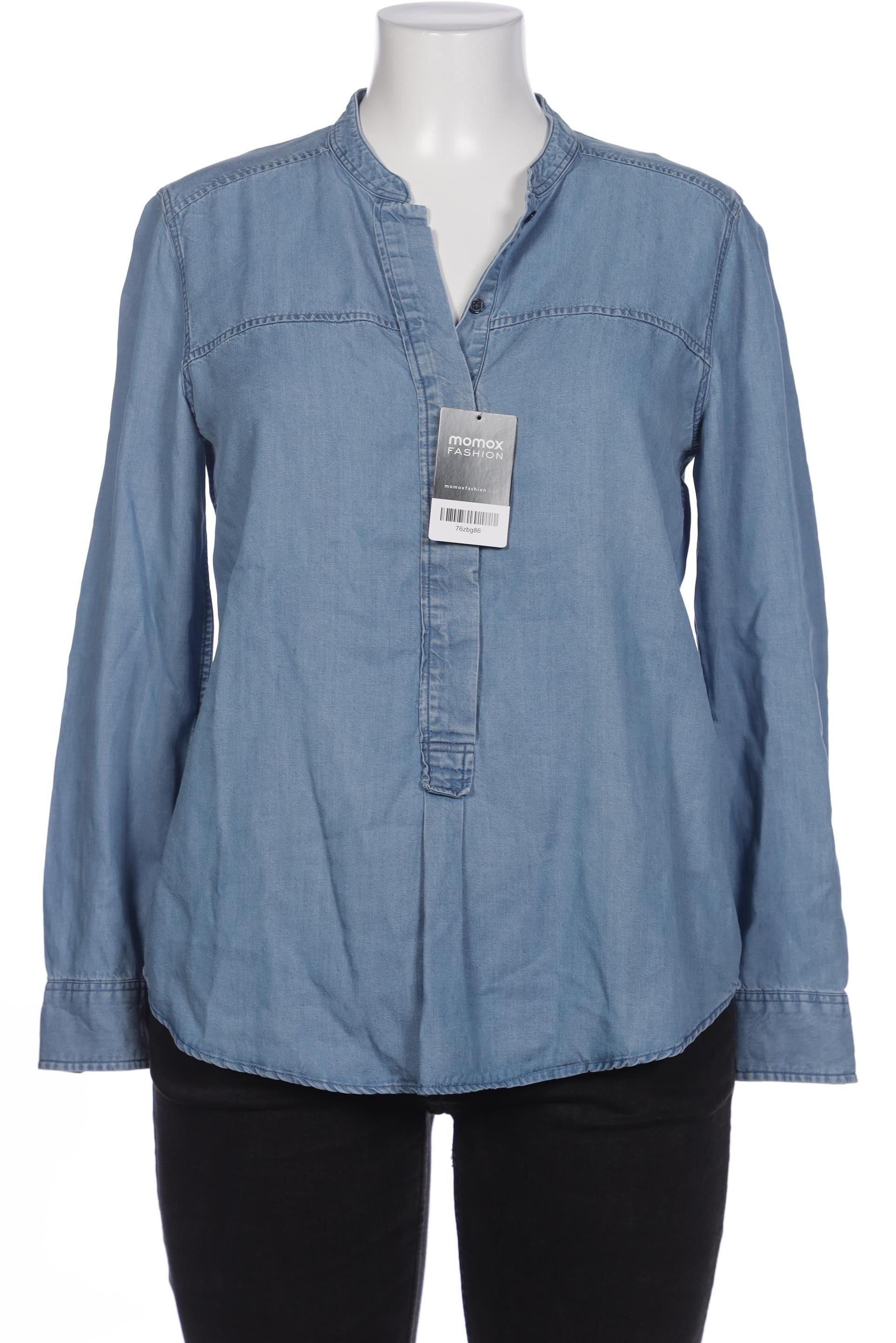 

Massimo Dutti Damen Bluse, blau, Gr. 44