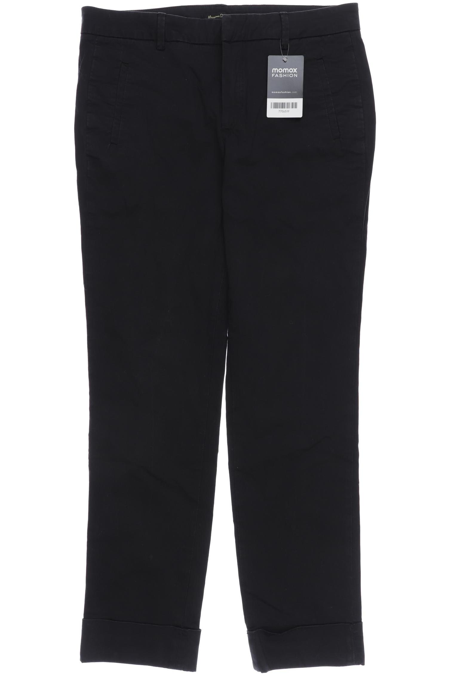 

Massimo Dutti Damen Stoffhose, schwarz, Gr. 40