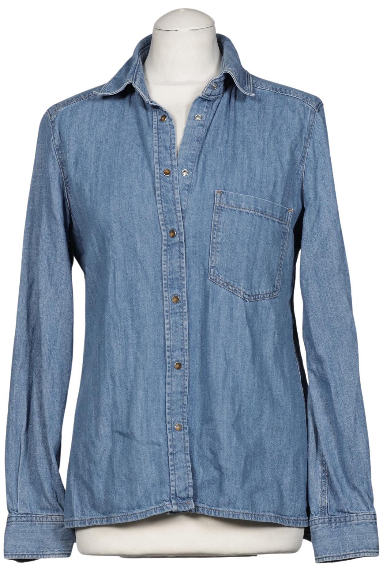 

Massimo Dutti Damen Bluse, blau, Gr. 36