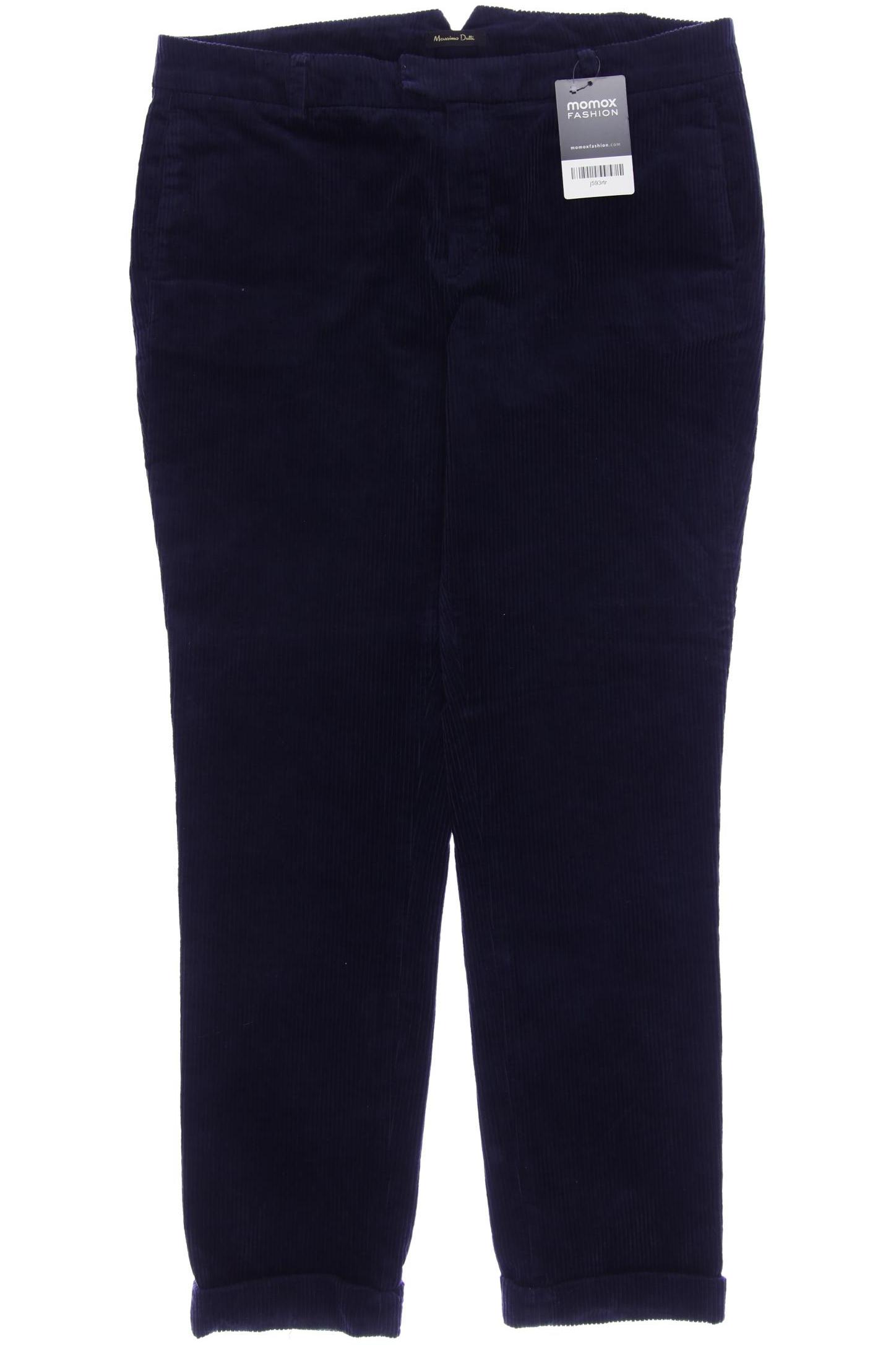 

Massimo Dutti Damen Stoffhose, marineblau, Gr. 40