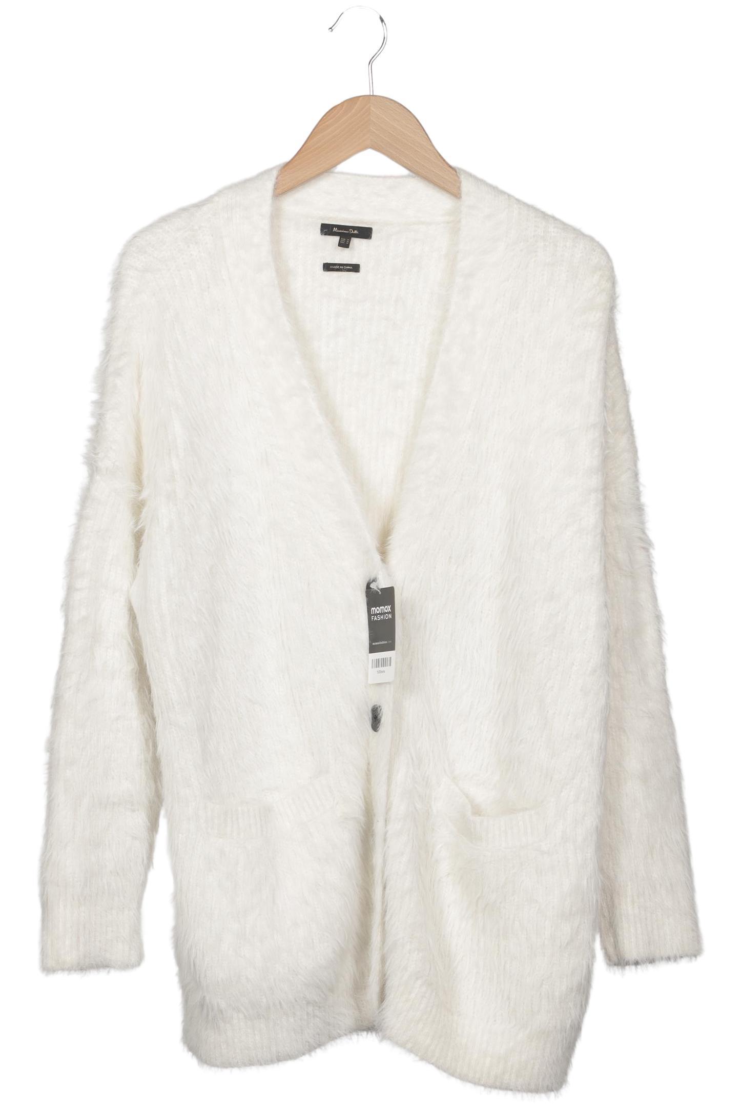 

Massimo Dutti Damen Strickjacke, cremeweiß, Gr. 38