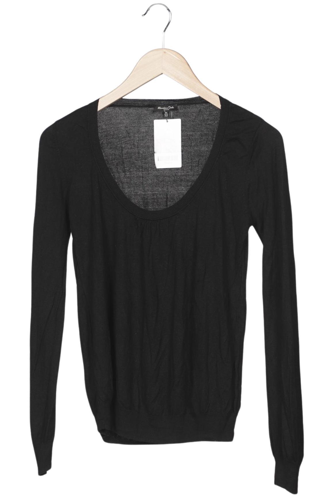 

Massimo Dutti Damen Pullover, schwarz, Gr. 32