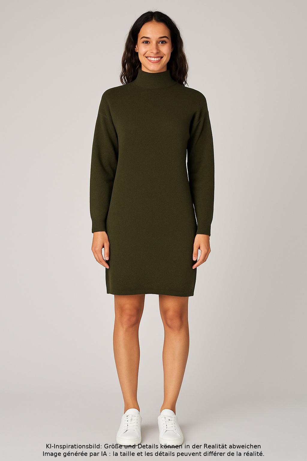 

Massimo Dutti Damen Kleid, grün, Gr. 34