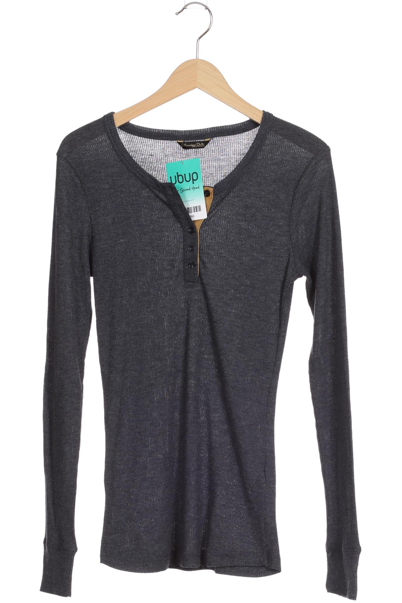 

Massimo Dutti Damen Langarmshirt, grau, Gr. 34