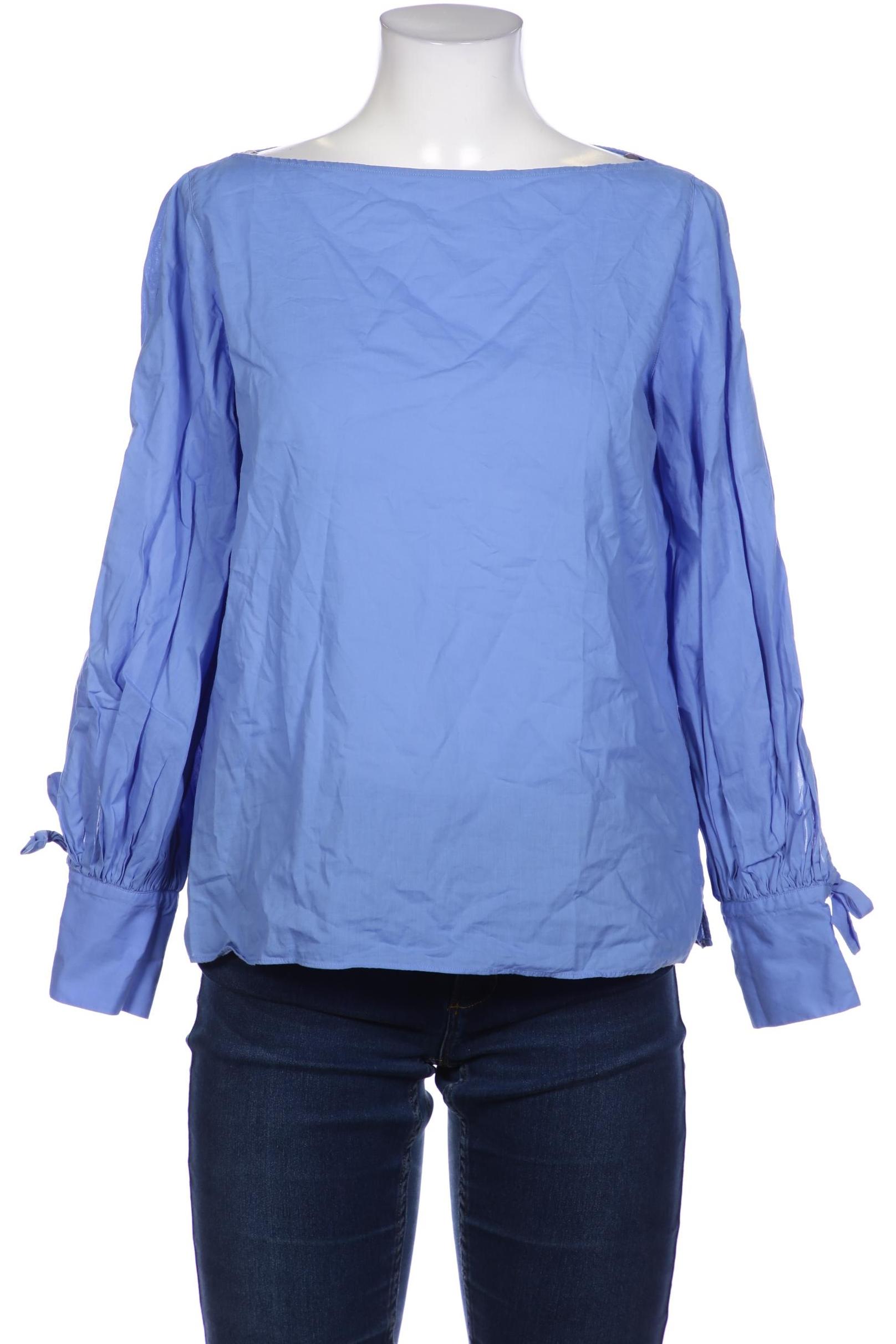 

Massimo Dutti Damen Bluse, blau, Gr. 40
