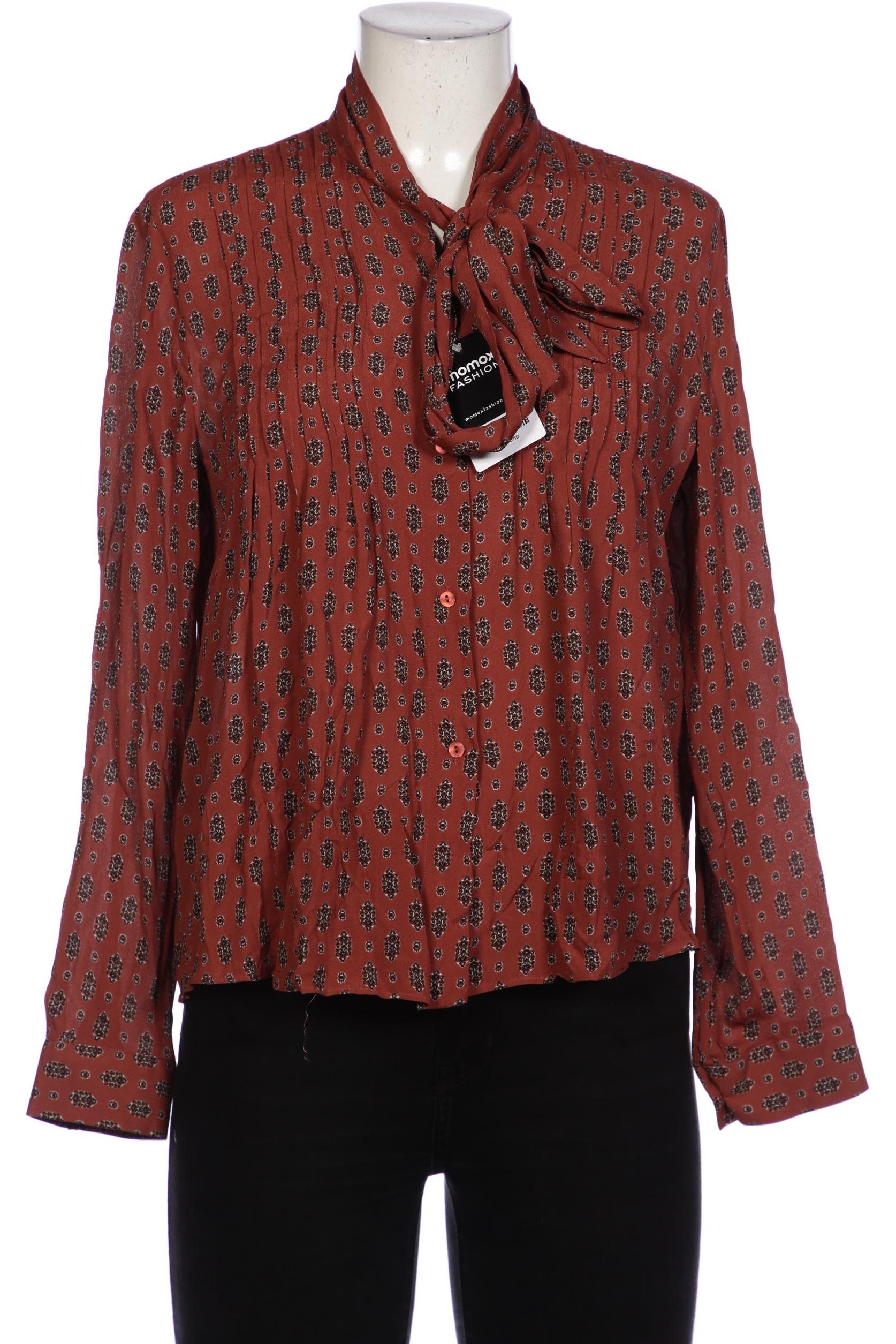 

Massimo Dutti Damen Bluse, bordeaux, Gr. 38