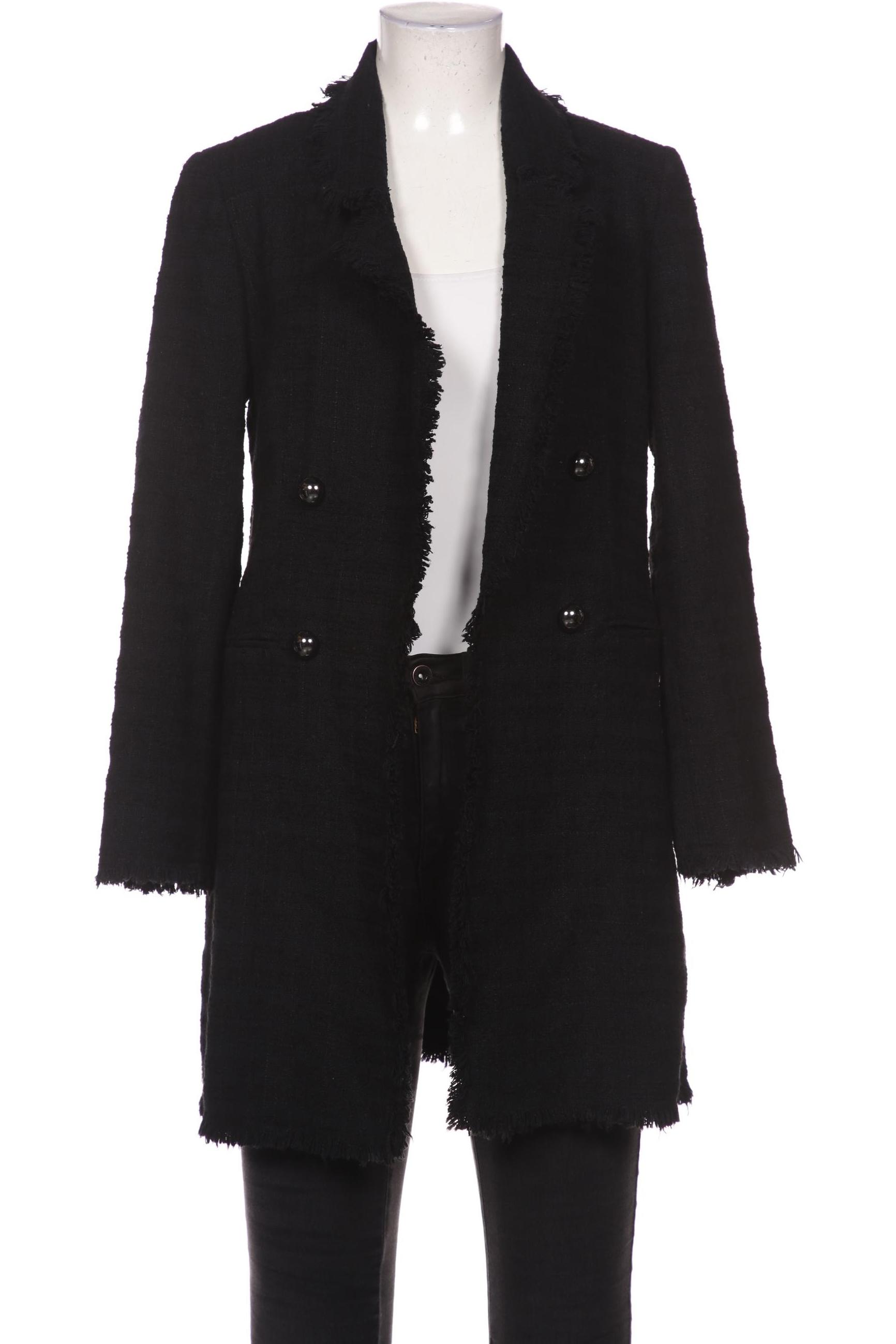 

Massimo Dutti Damen Mantel, schwarz, Gr. 40