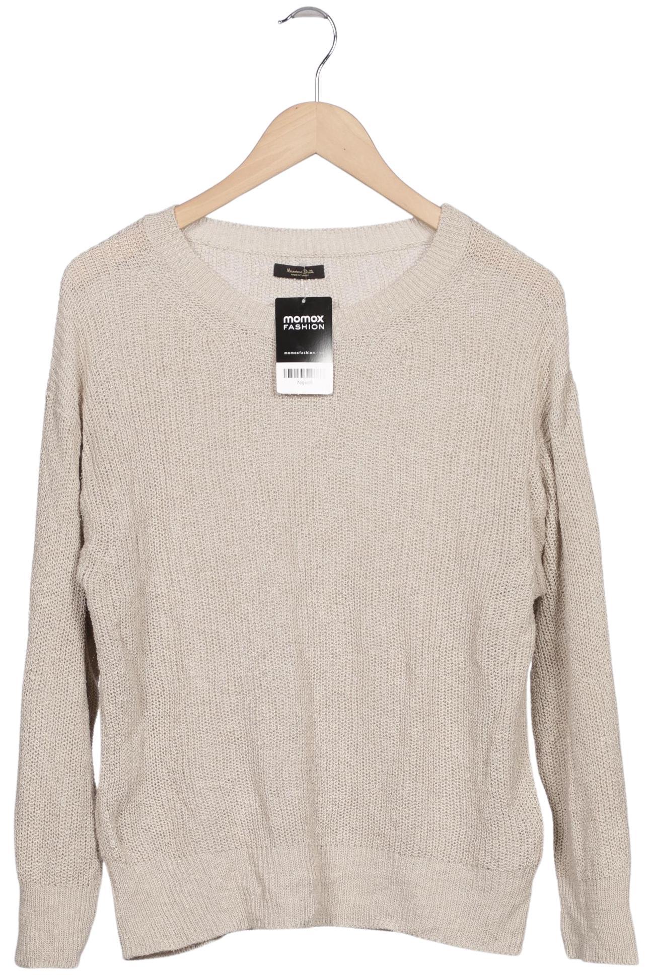 

Massimo Dutti Damen Pullover, beige, Gr. 36