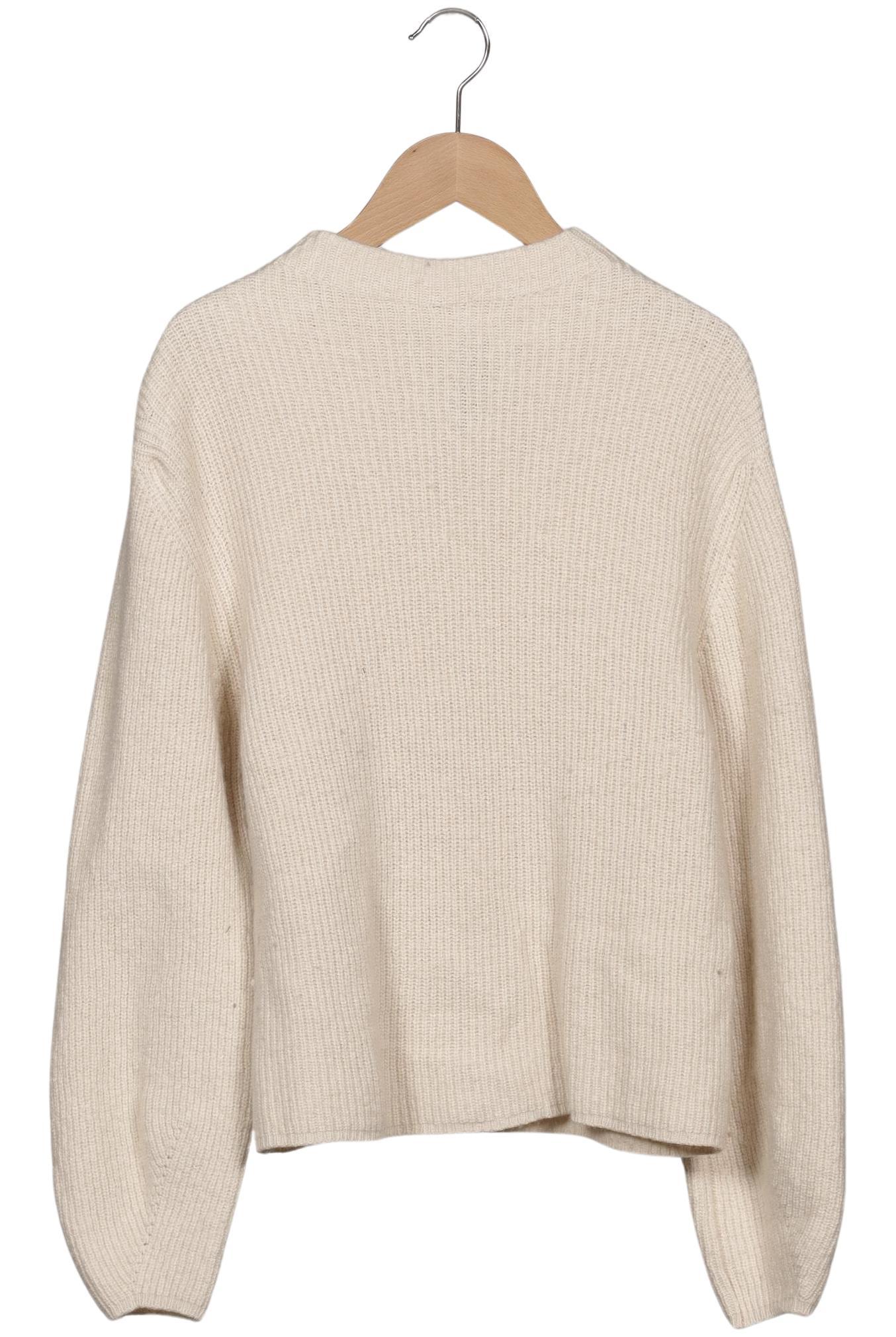 

Massimo Dutti Damen Pullover, cremeweiß, Gr. 36