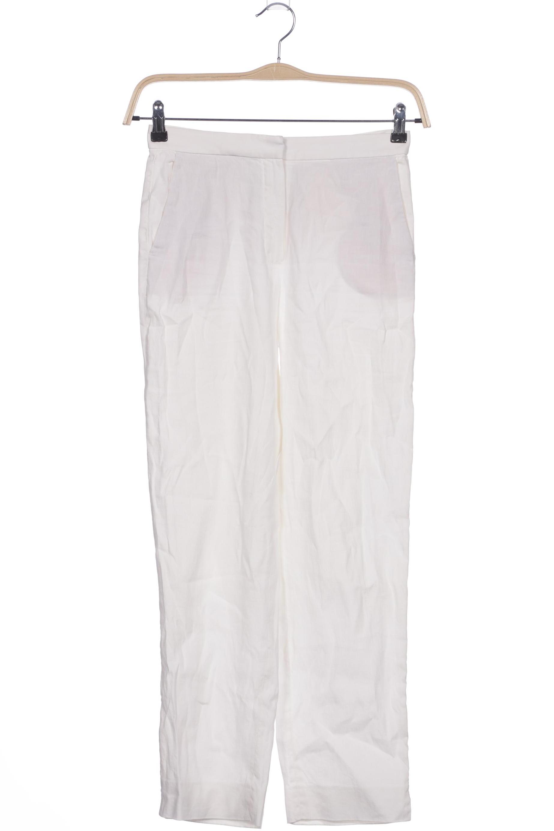 

Massimo Dutti Damen Stoffhose, cremeweiß, Gr. 28