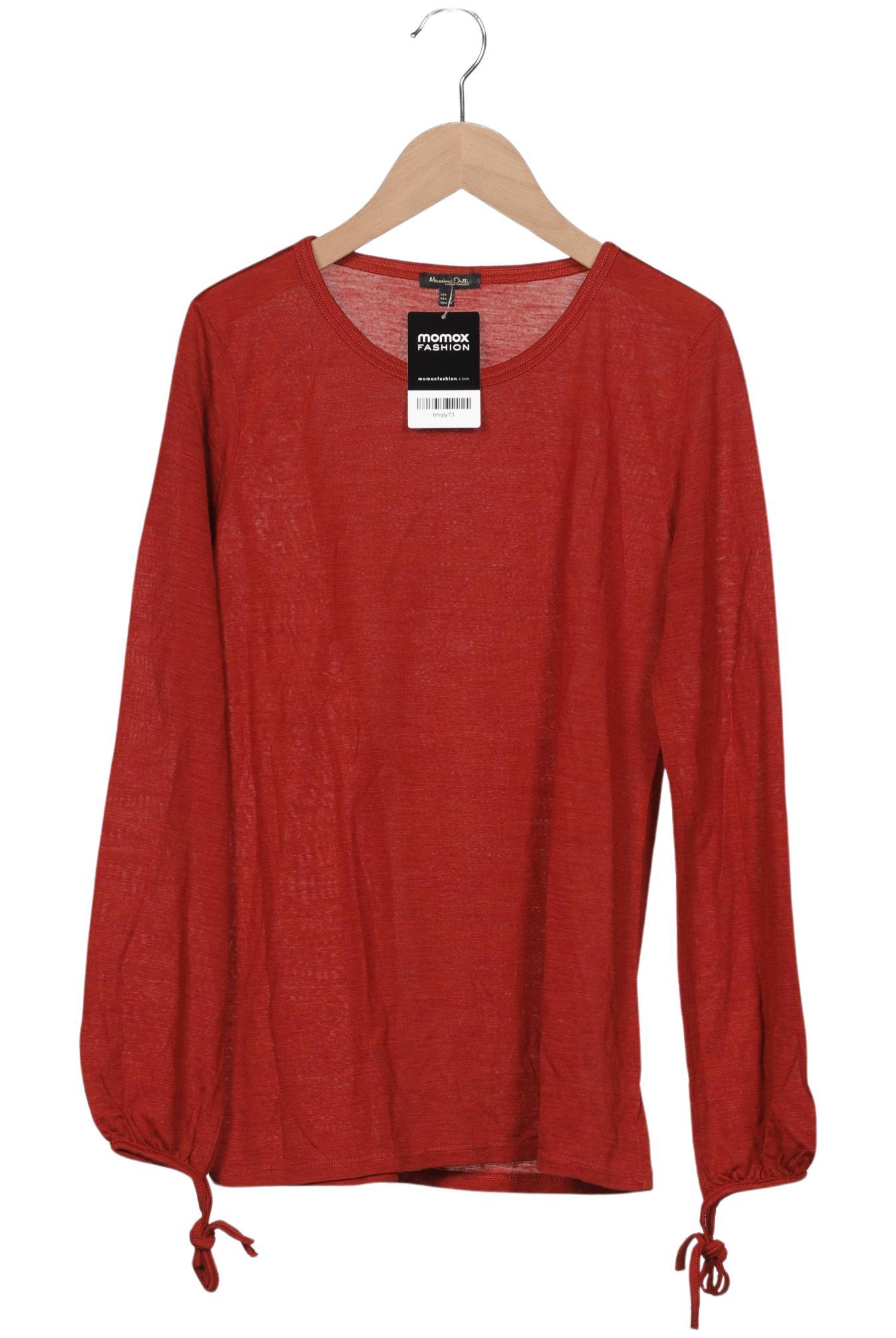 

Massimo Dutti Damen Langarmshirt, rot, Gr. 36
