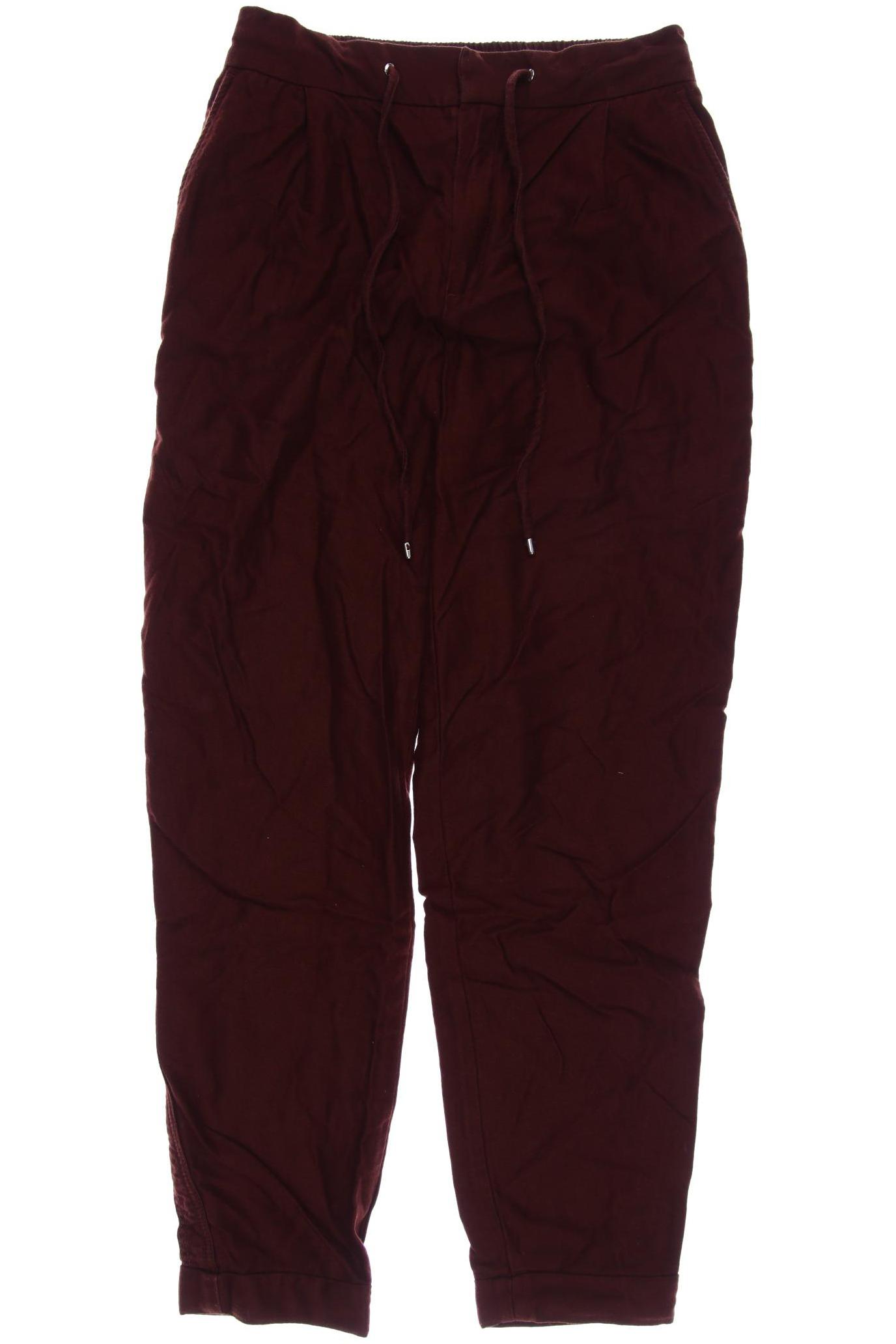 

Massimo Dutti Damen Stoffhose, bordeaux, Gr. 25