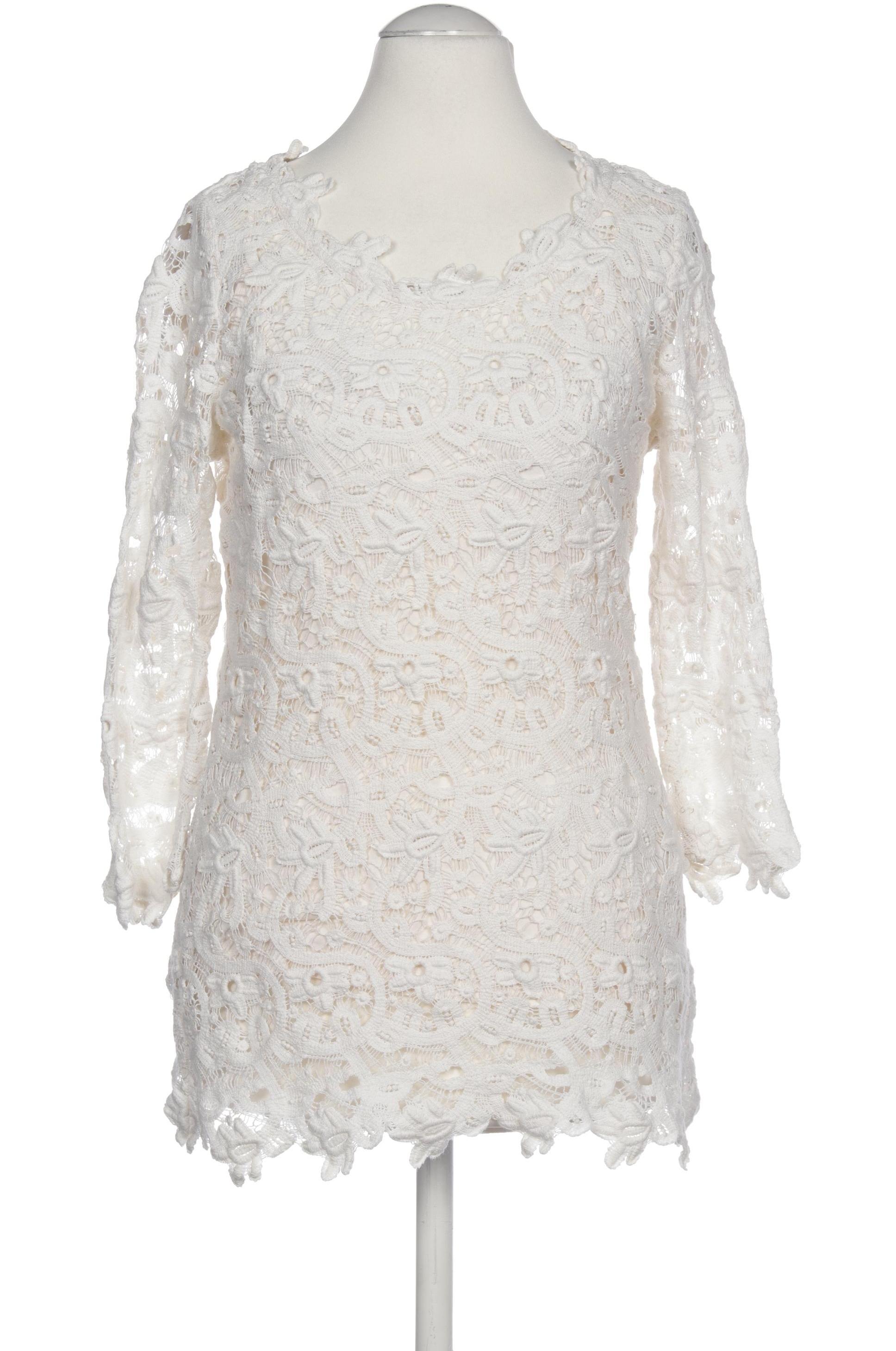 

Massimo Dutti Damen Bluse, cremeweiß, Gr. 38