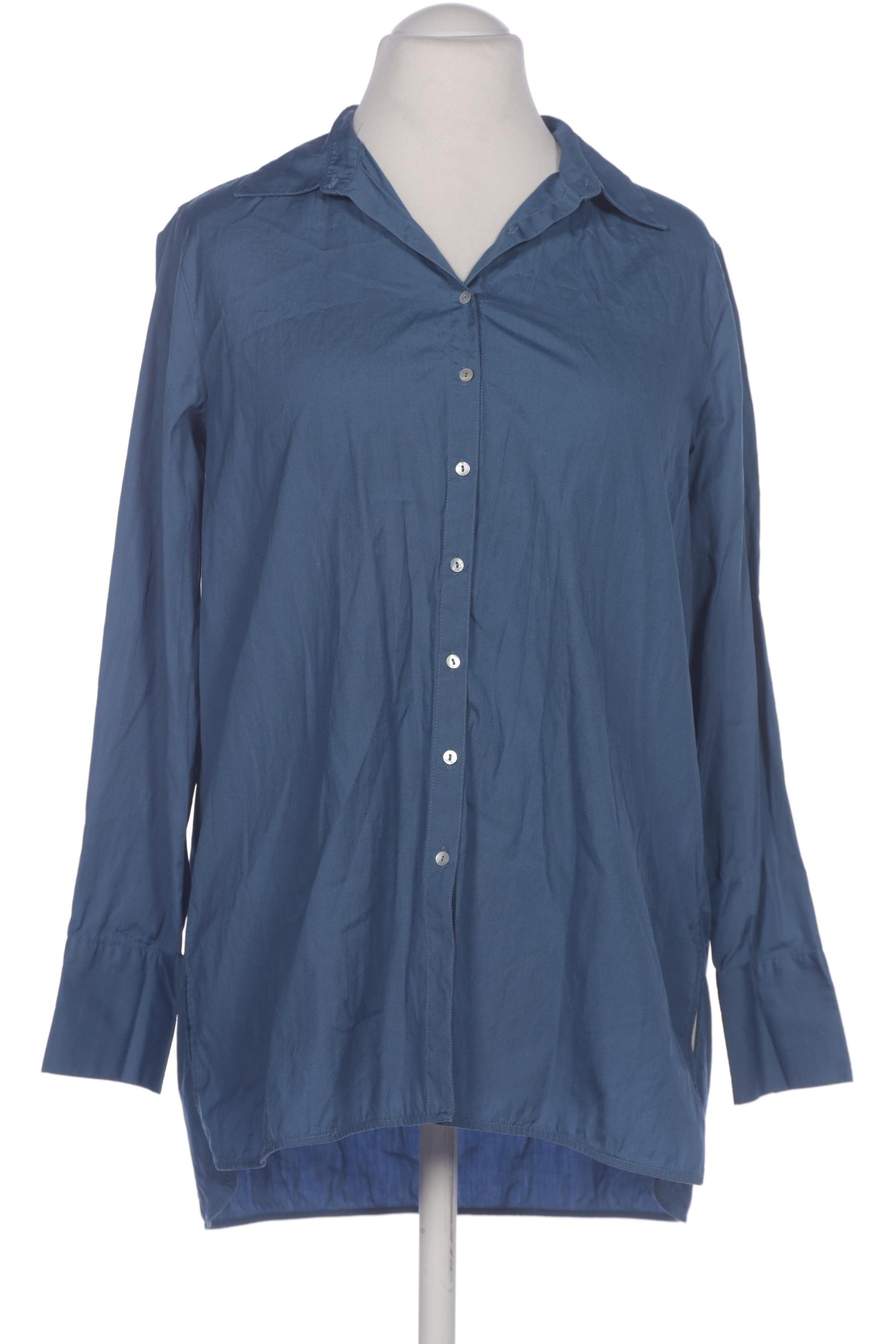 

Massimo Dutti Damen Bluse, blau, Gr. 38