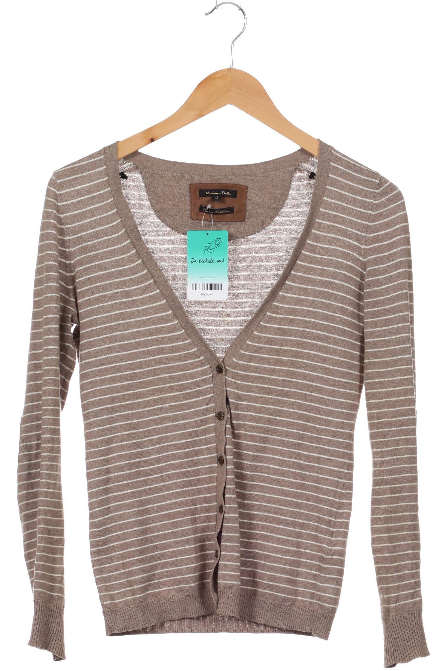 

Massimo Dutti Damen Strickjacke, braun, Gr. 36