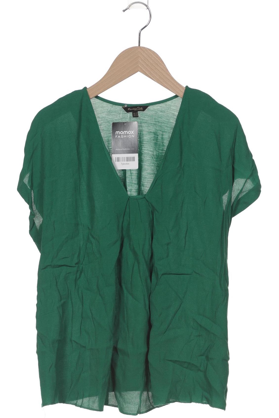 

Massimo Dutti Damen T-Shirt, grün, Gr. 34