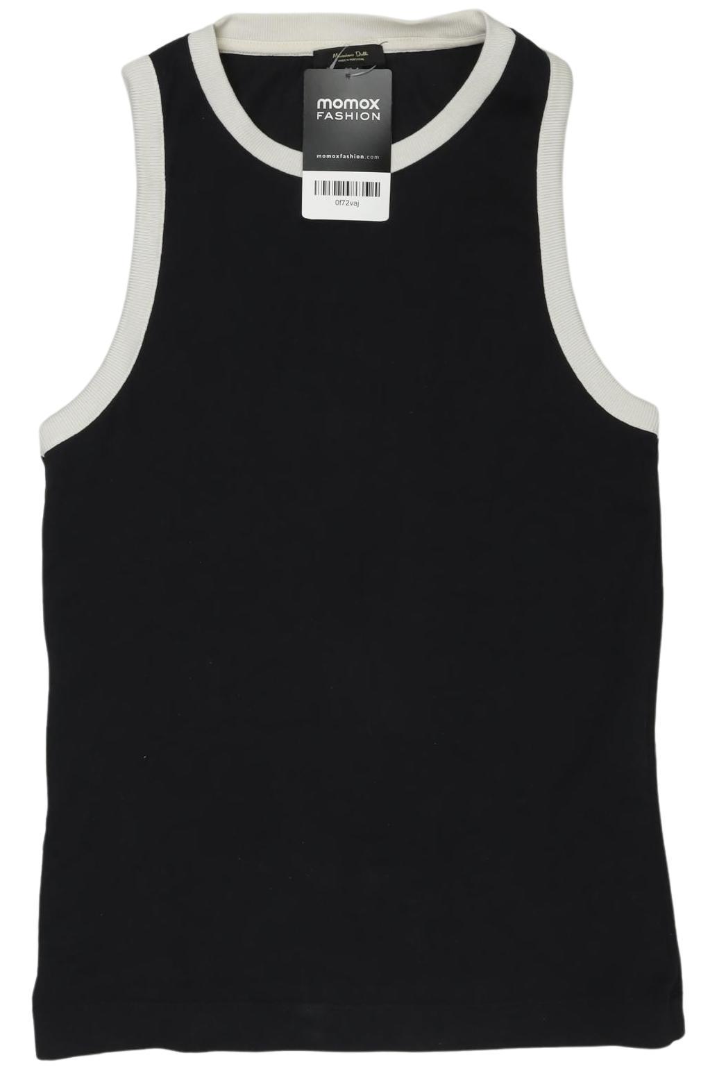 

Massimo Dutti Damen Top, schwarz, Gr. 36