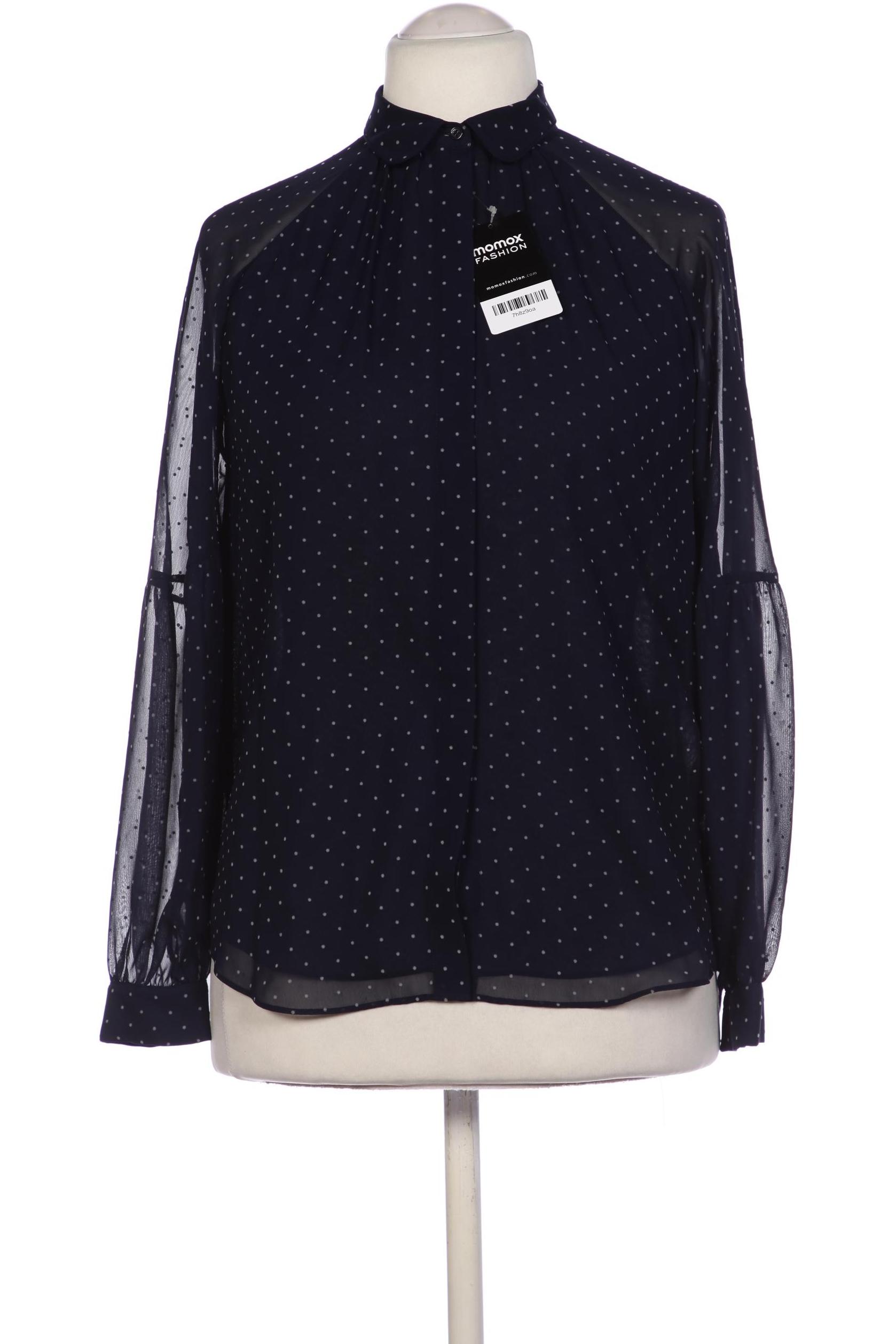 

Massimo Dutti Damen Bluse, marineblau, Gr. 38