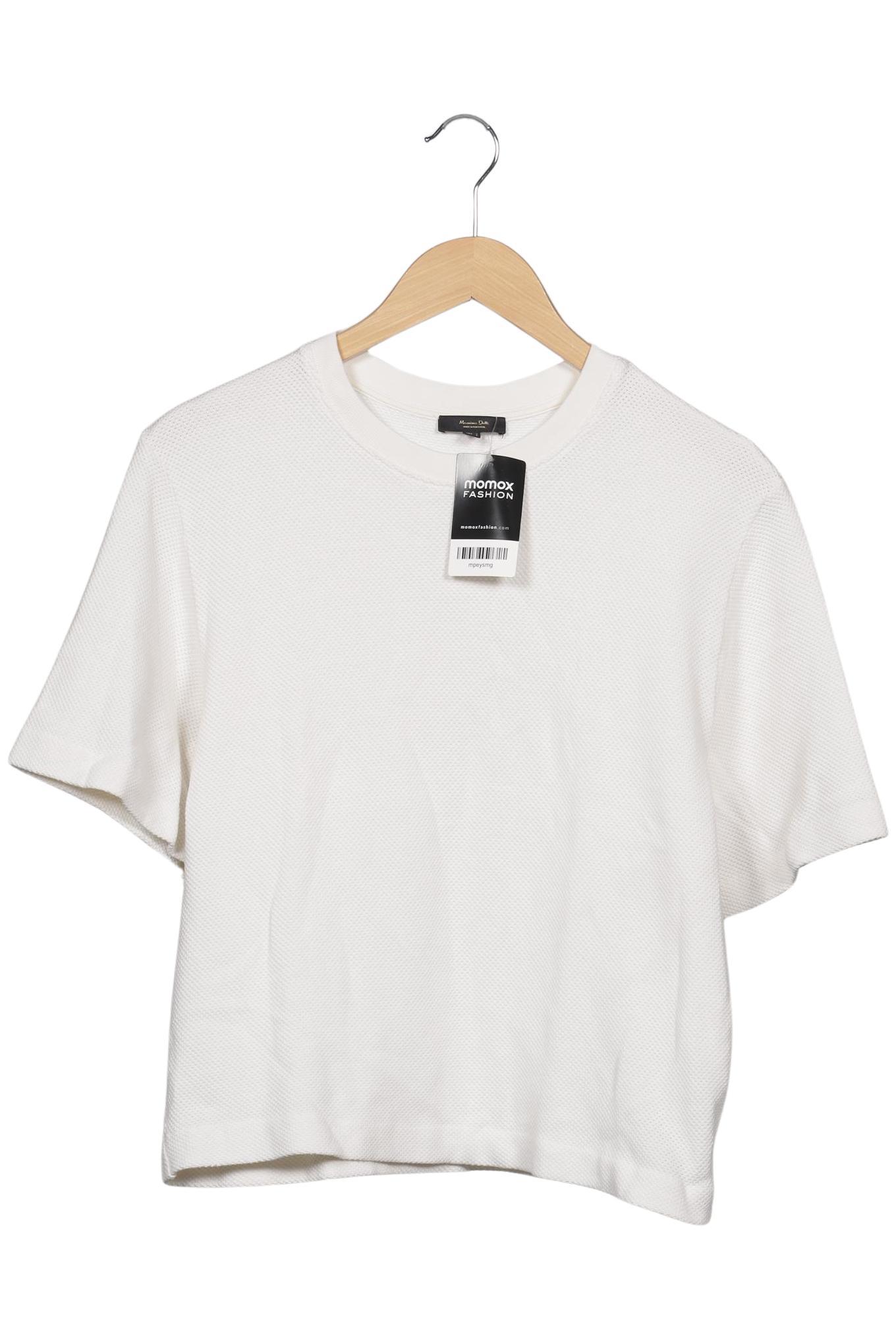 

Massimo Dutti Damen T-Shirt, weiß, Gr. 42