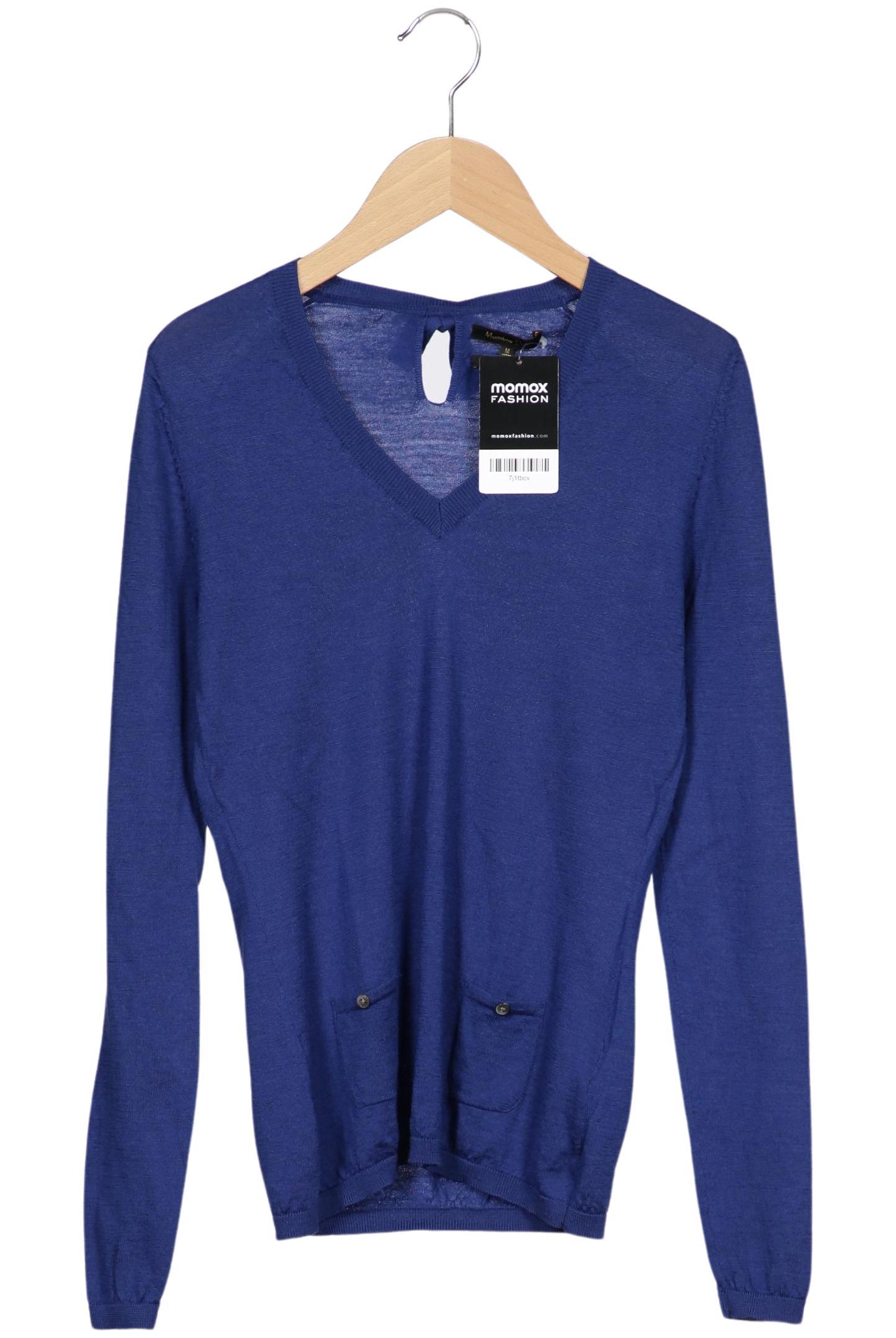 

Massimo Dutti Damen Pullover, marineblau, Gr. 38